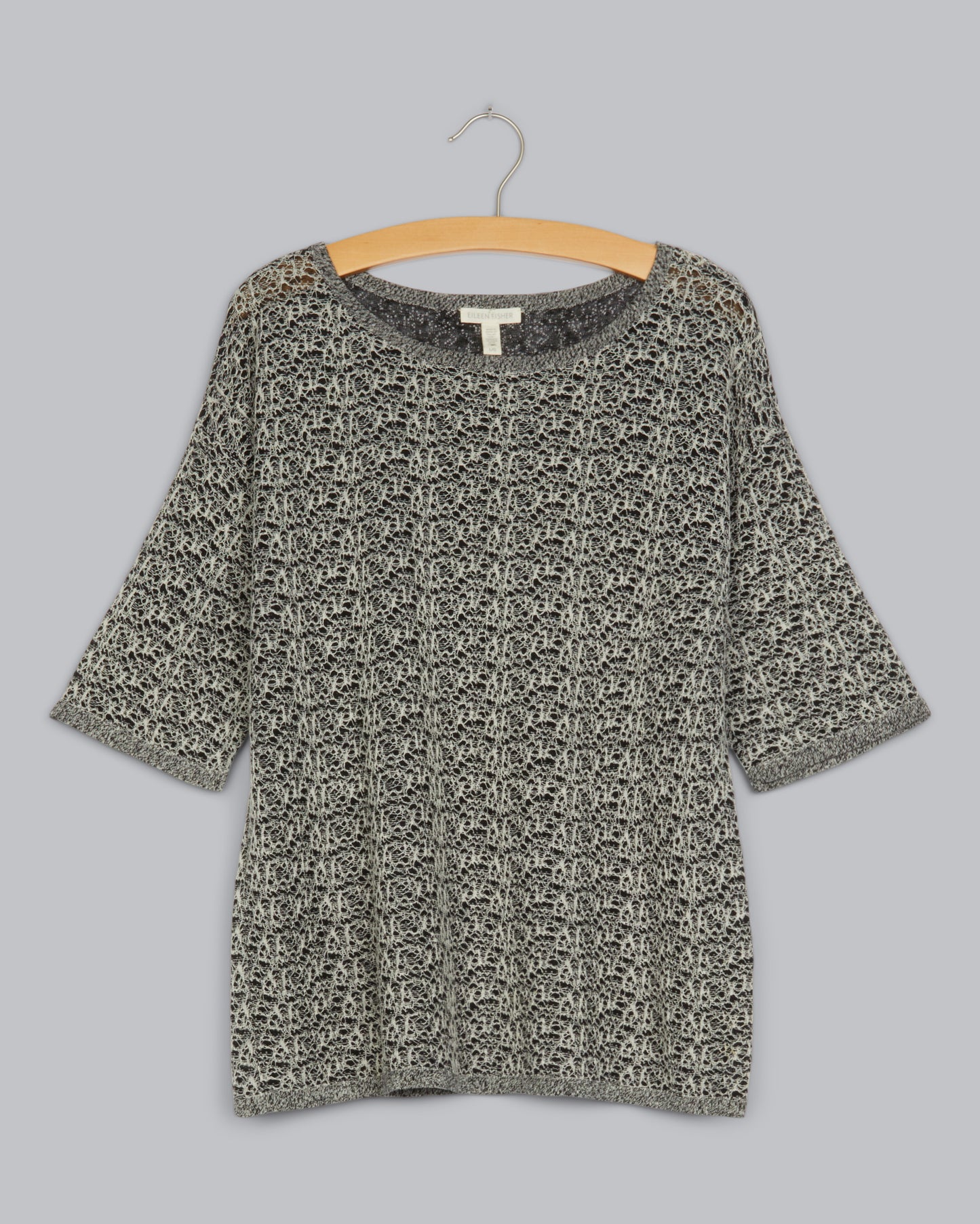 Fine Organic Linen Crepe Knit Pullover