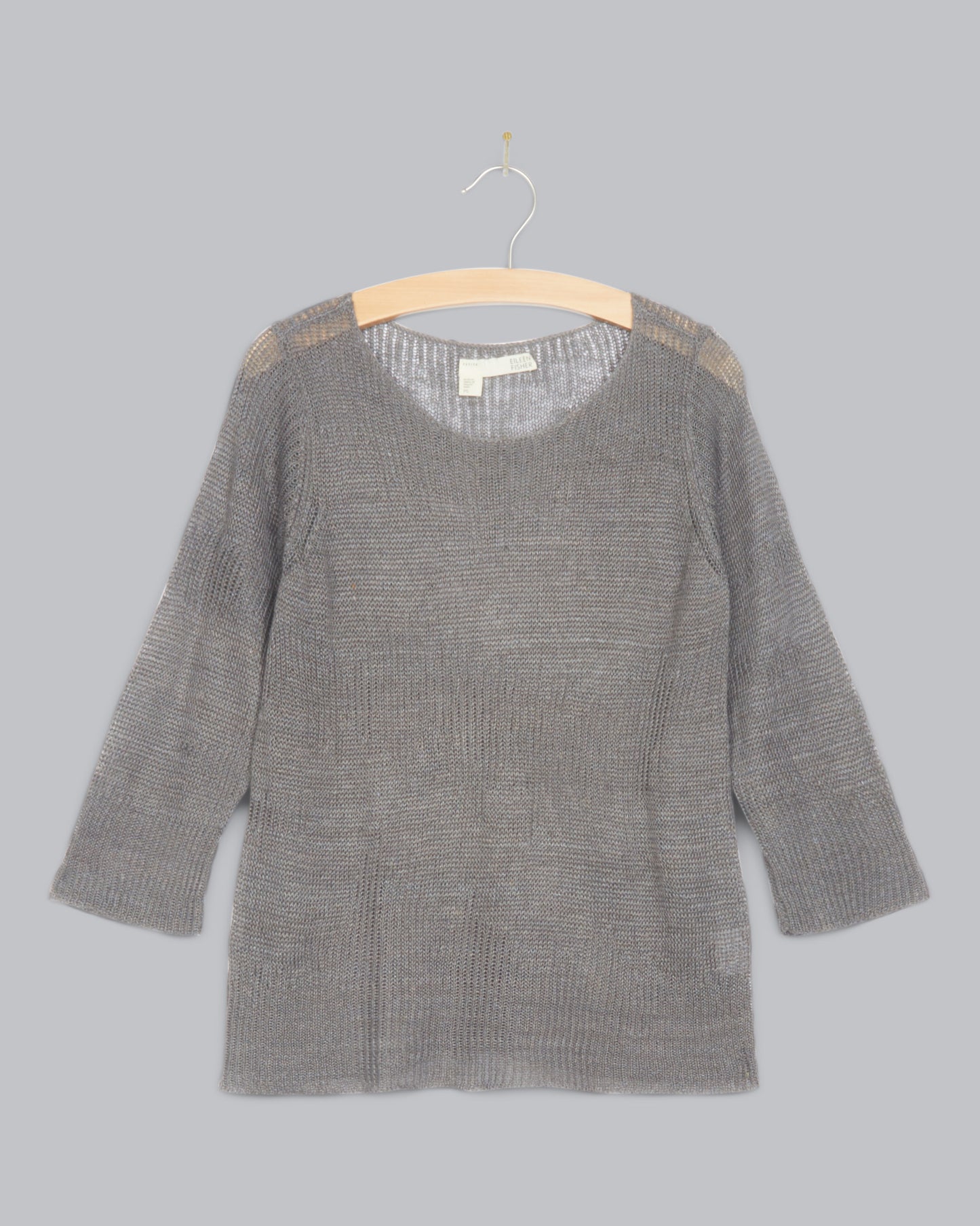 Tonal Linen Shadow Pullover
