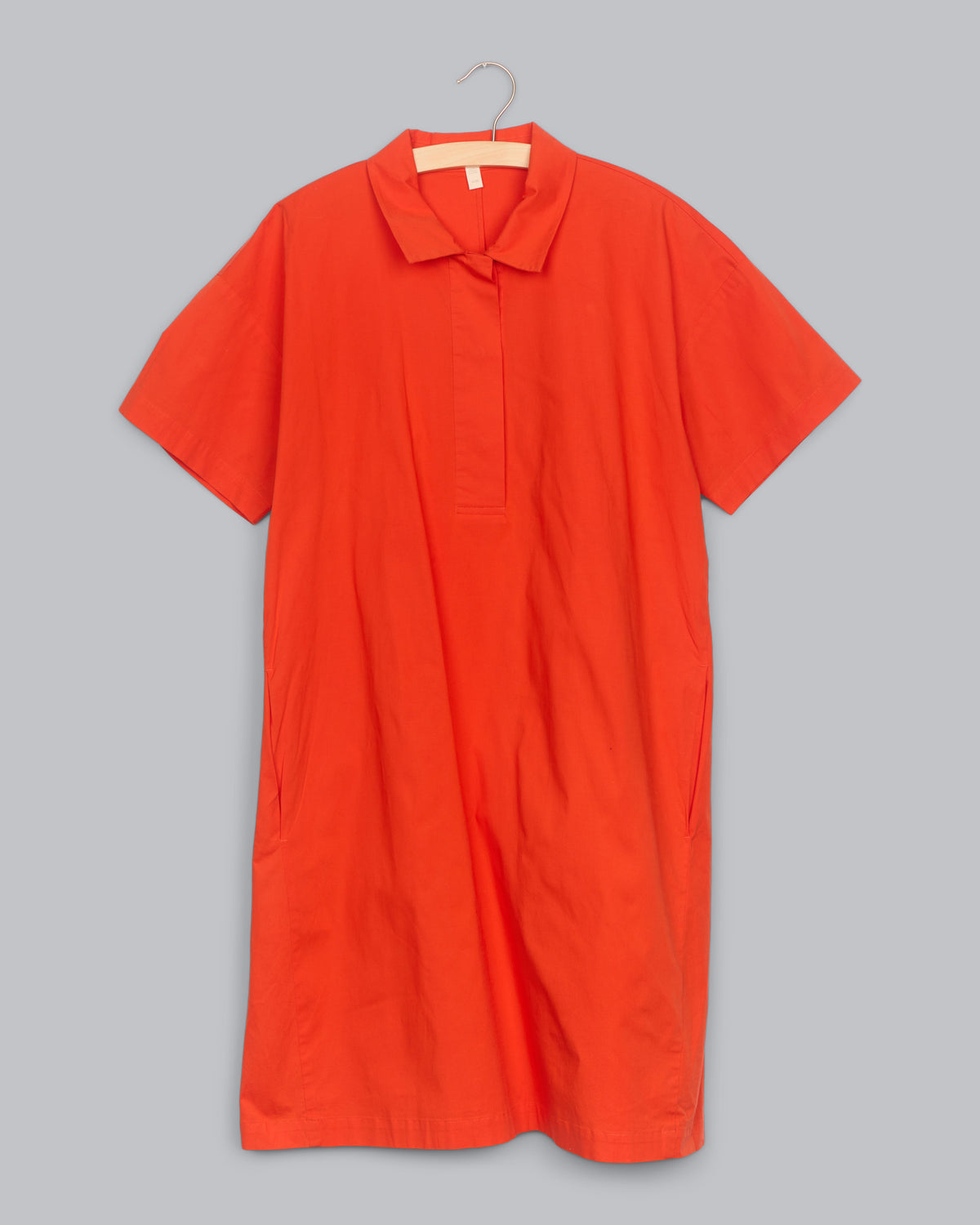 Organic Cotton Stretch Poplin Dress