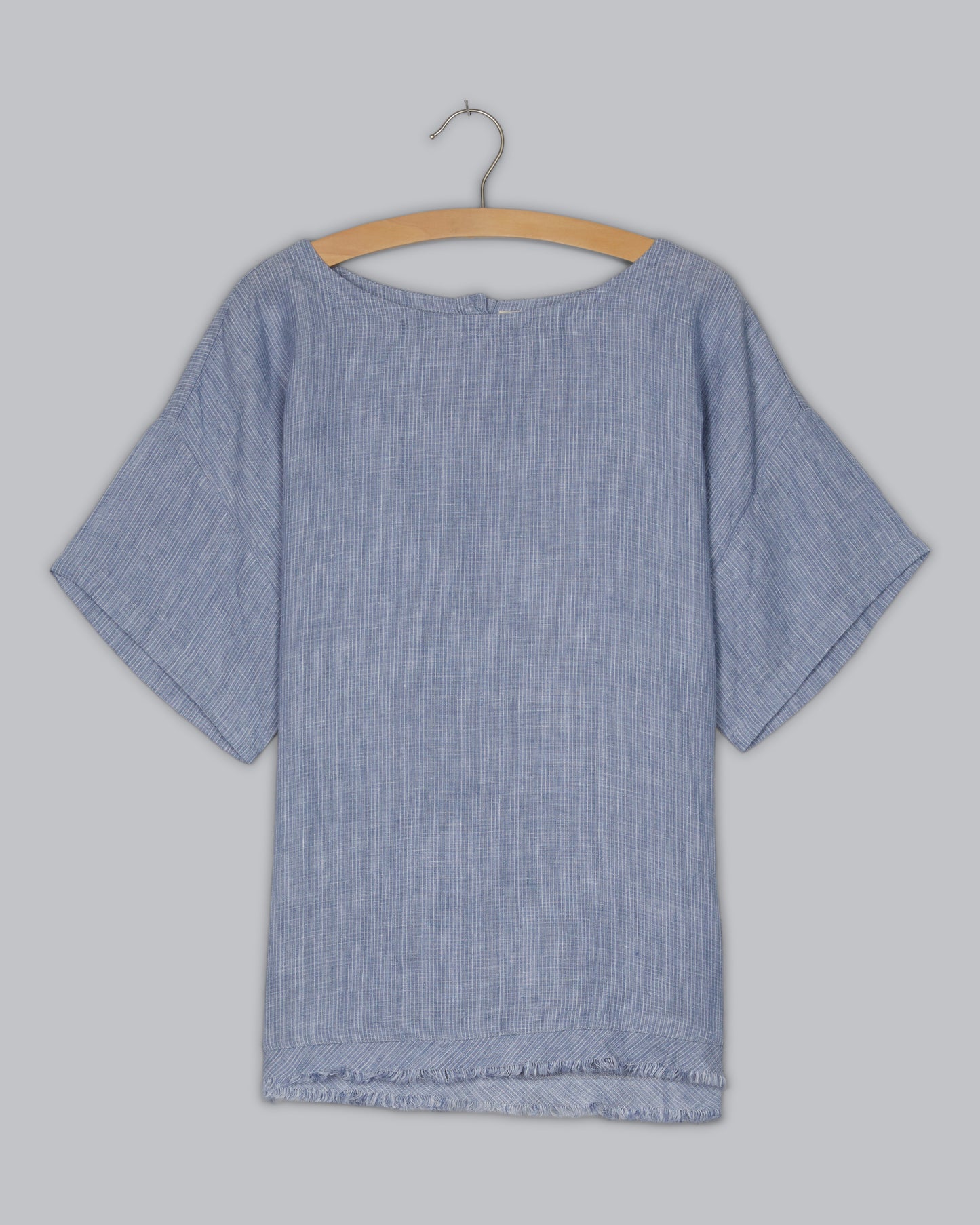 Organic Linen Slub Check Shirt