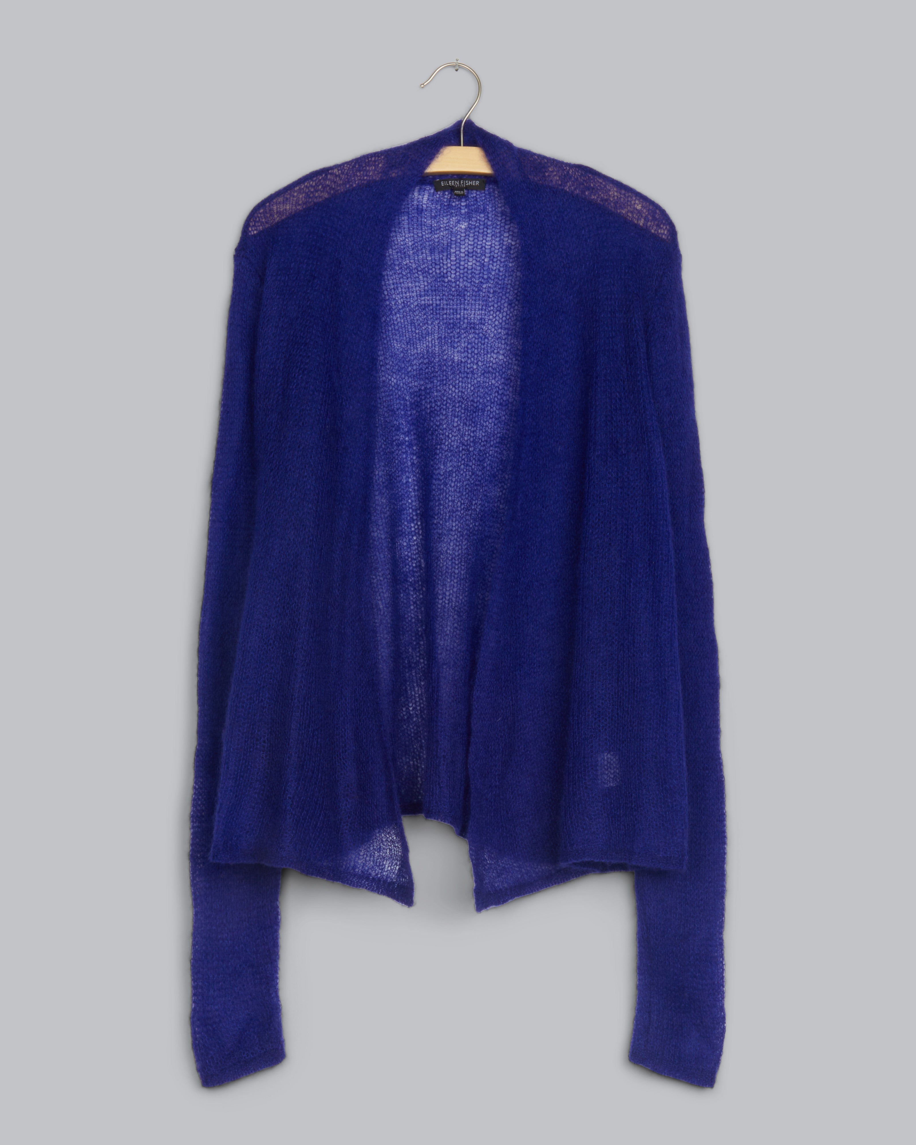 Plaided Mohair Cardigan – Eileen Fisher Renew