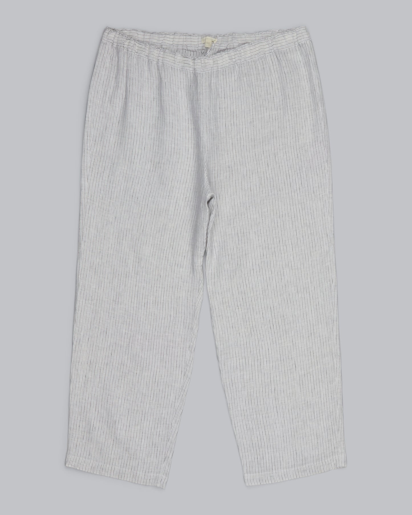 Mini Stripe Organic Handkerchief Linen Pant