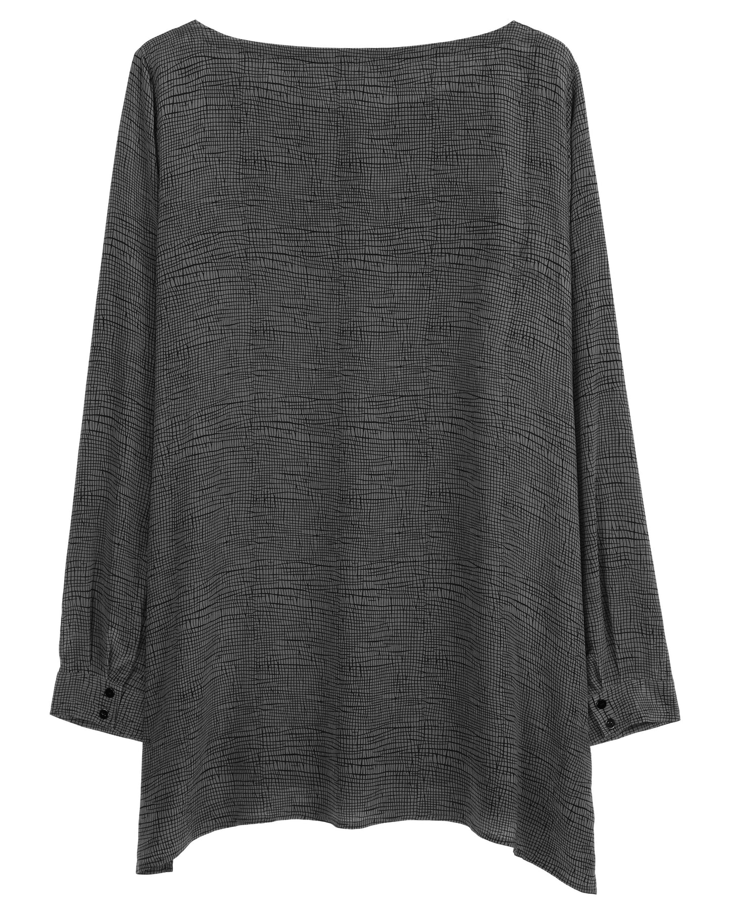 Arashi Printed Silk Crepe De Chine Shirt