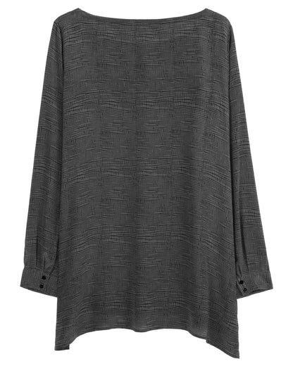 Arashi Printed Silk Crepe De Chine Shirt