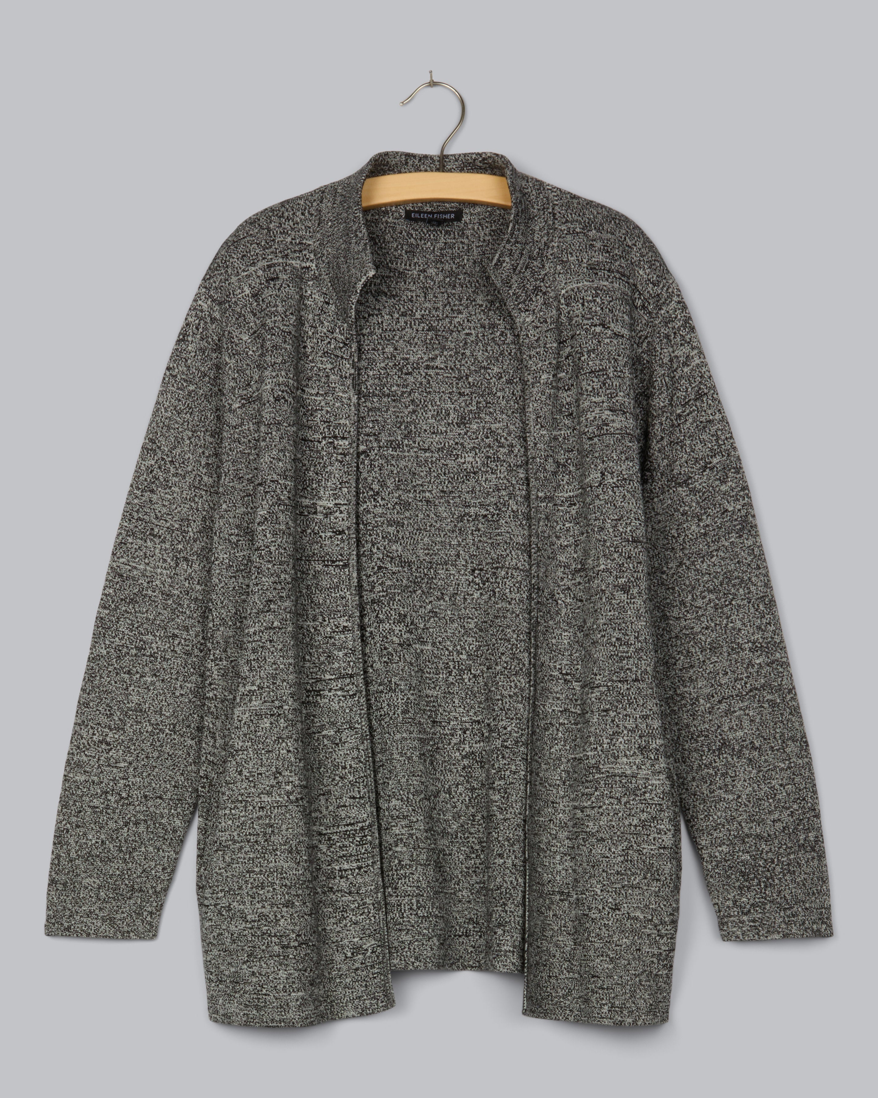Silk & Organic Cotton Interlock Cardigan – Eileen Fisher Renew