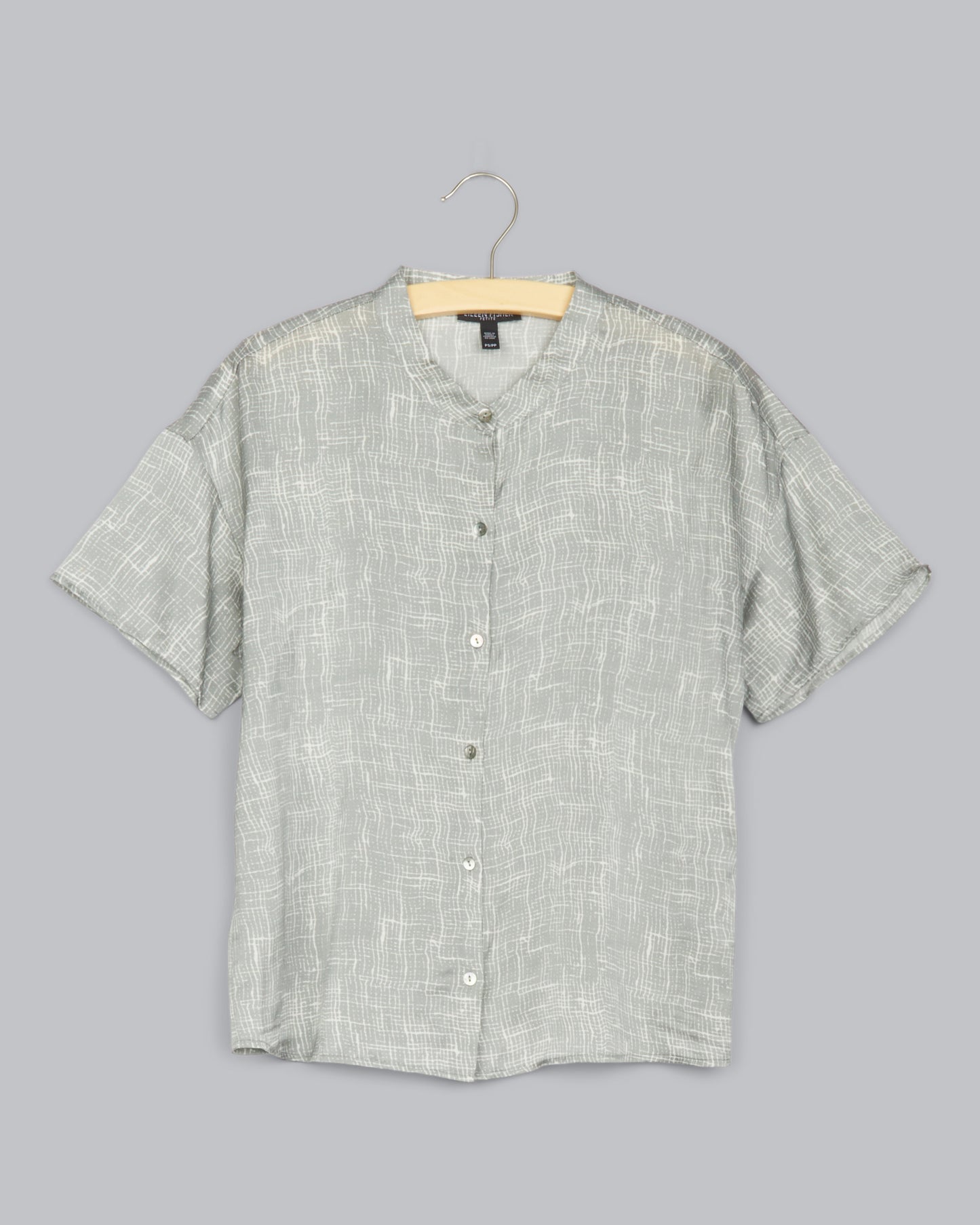 Wavy Silk Organic Cotton Shirt