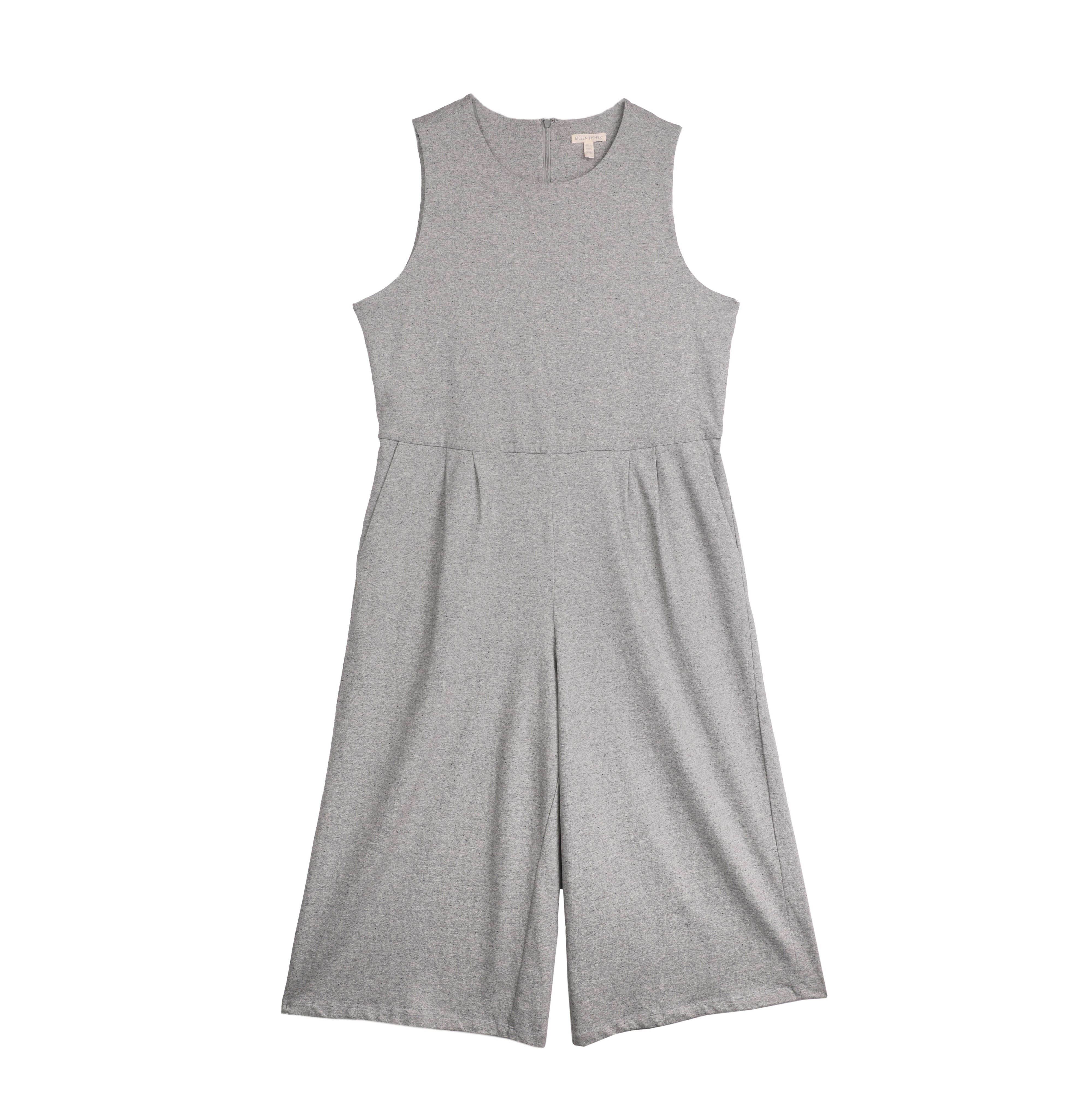 Organic Cotton Tencel Melange Jersey Jumpsuit Eileen Fisher Renew