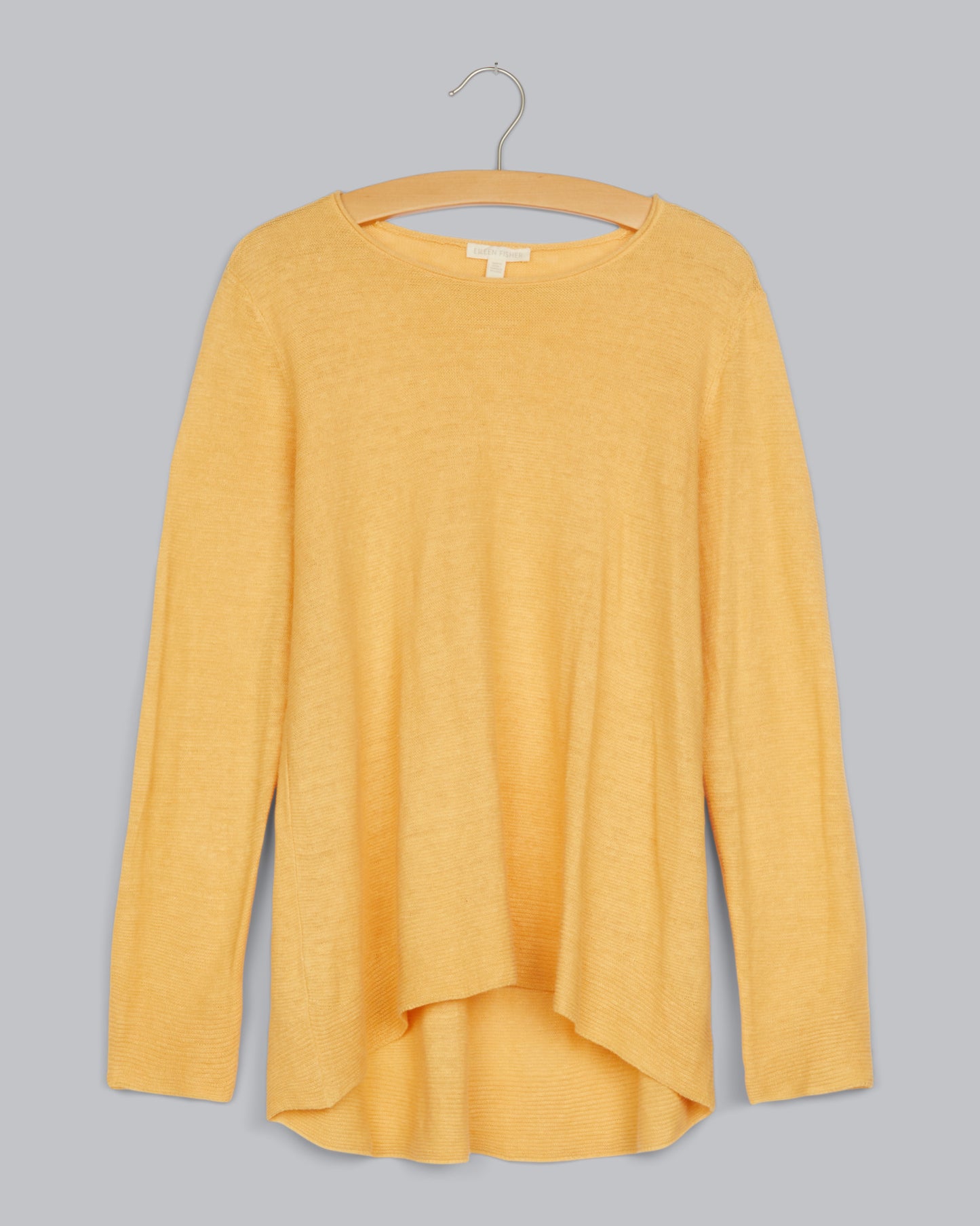 Fine Gauge Organic Linen Links Pullover