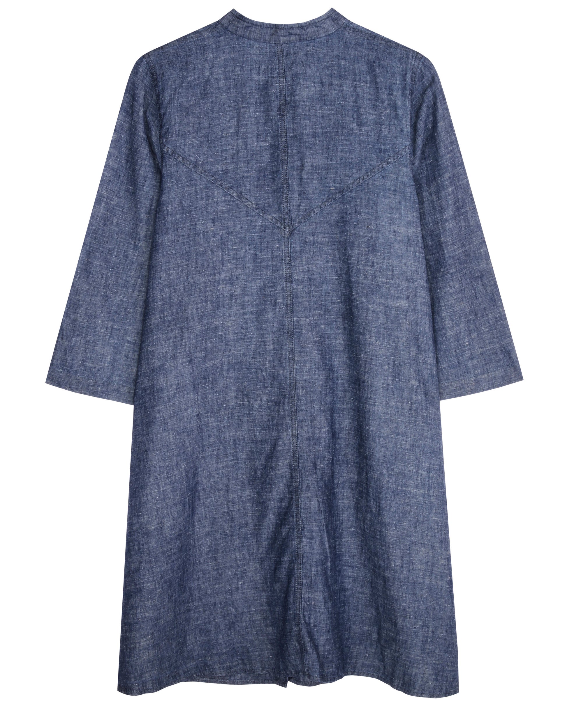 Hemp & Organic Cotton Chambray Dress – Eileen Fisher Renew