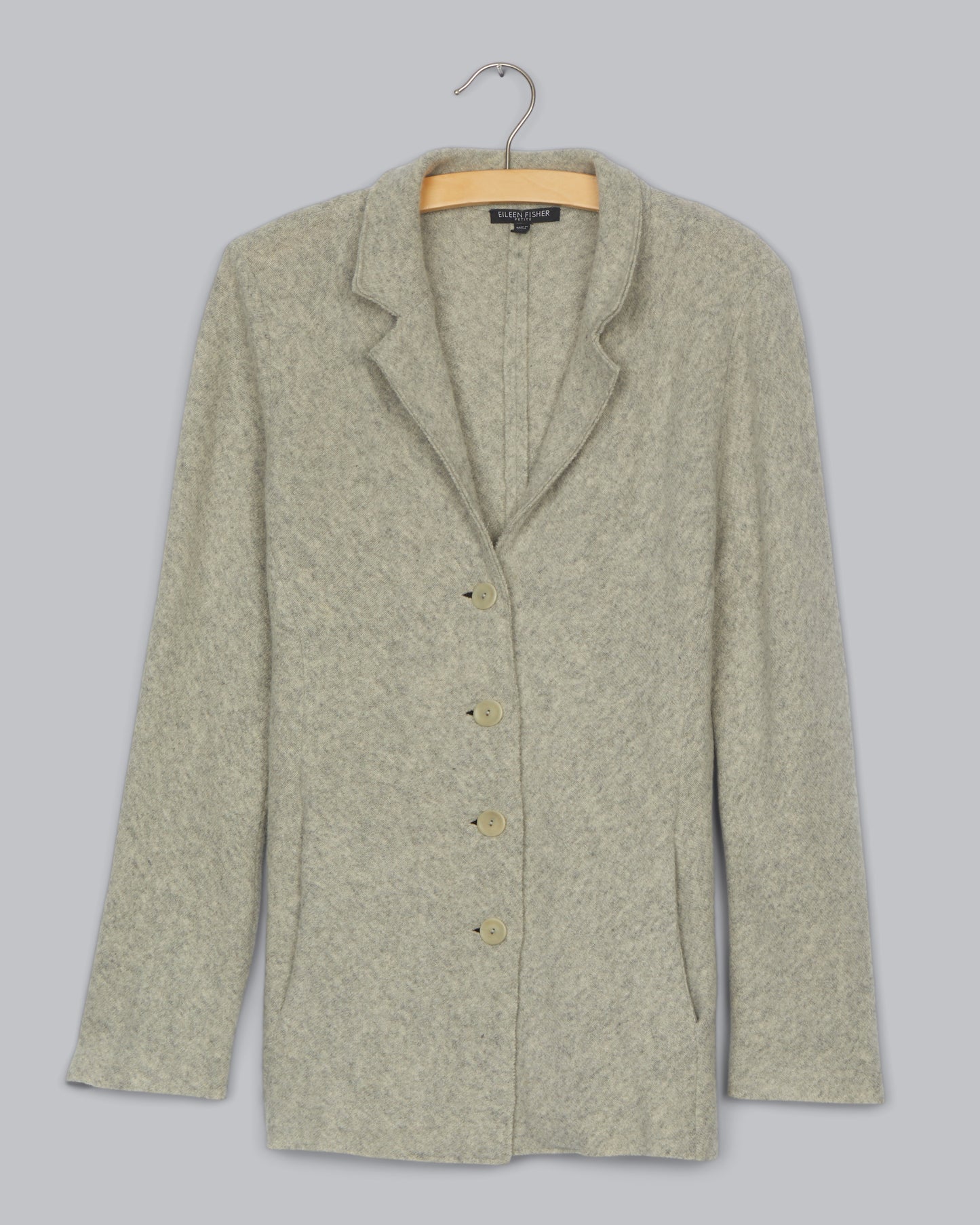 Felted Lambswool Cashmere Coat