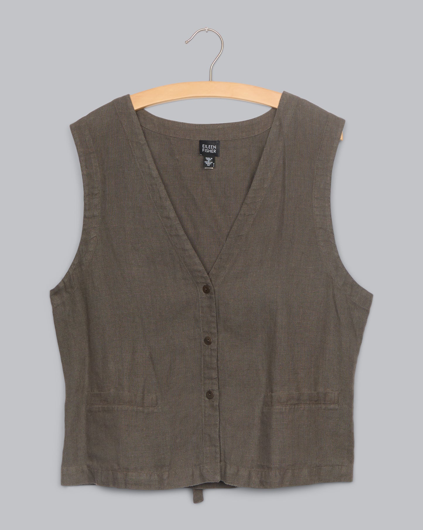 Heavy Linen Vest