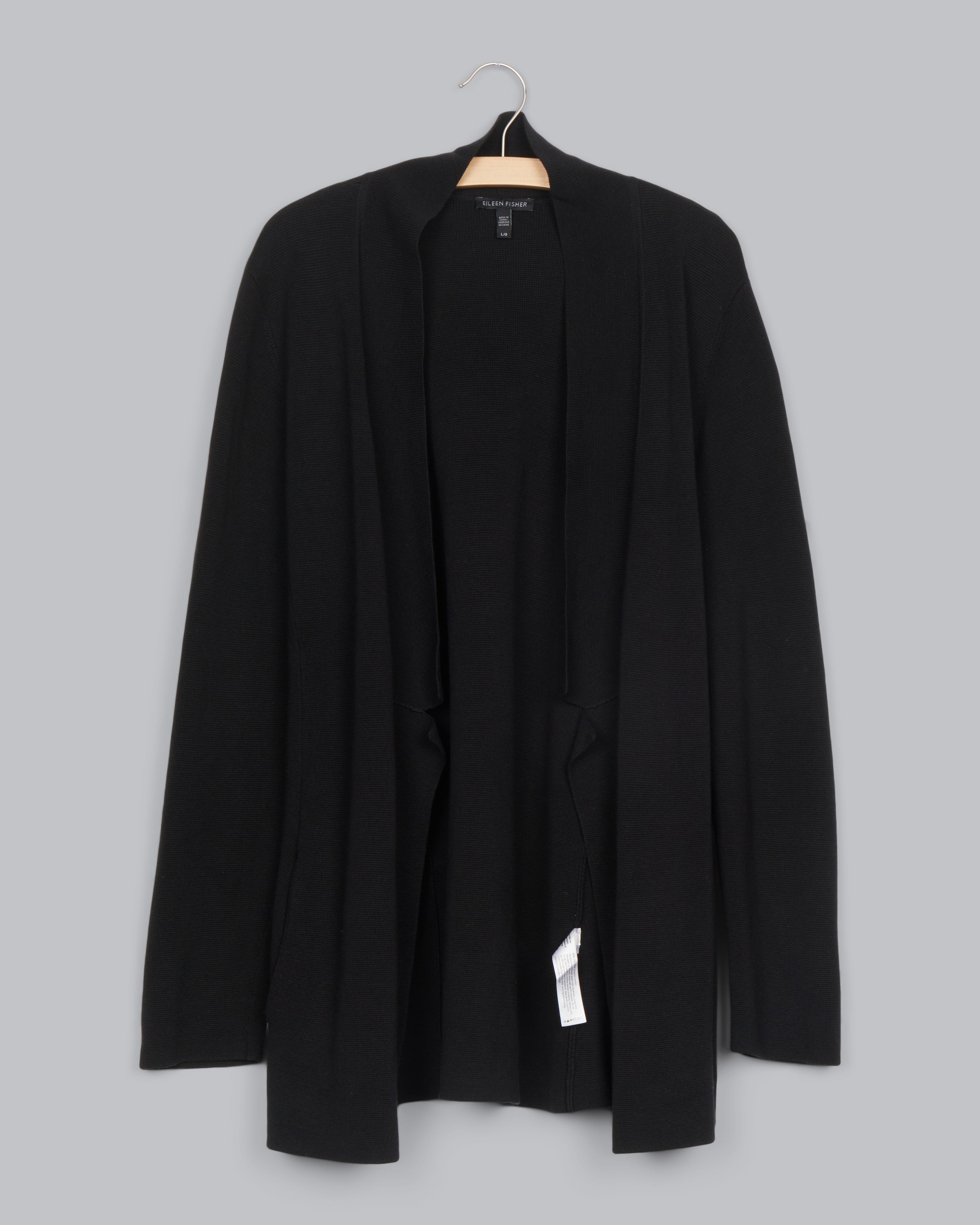 Silk & Organic Cotton Interlock Cardigan – Eileen Fisher Renew