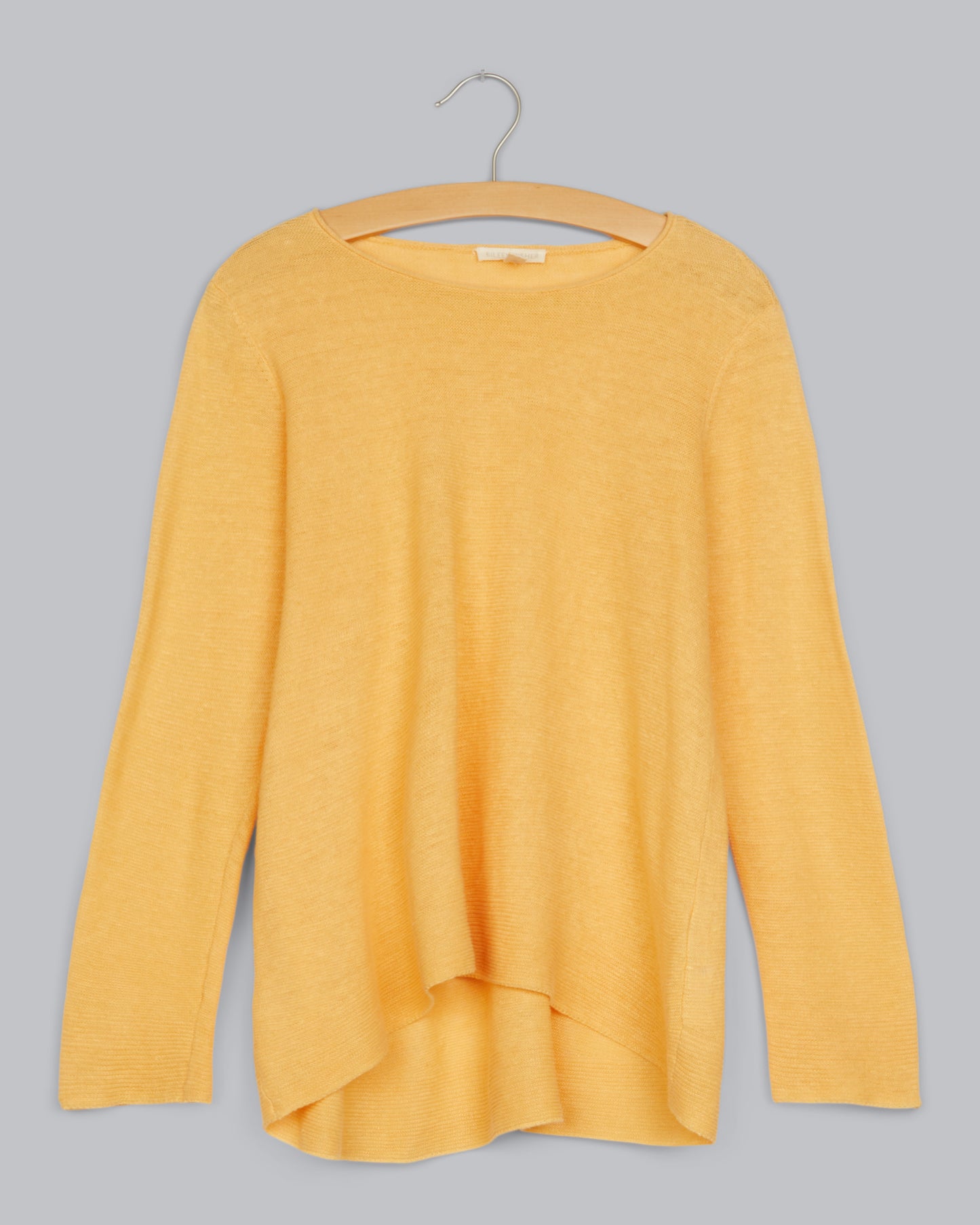 Fine Gauge Organic Linen Links Pullover