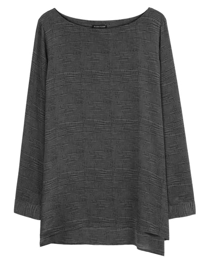 Arashi Printed Silk Crepe De Chine Shirt