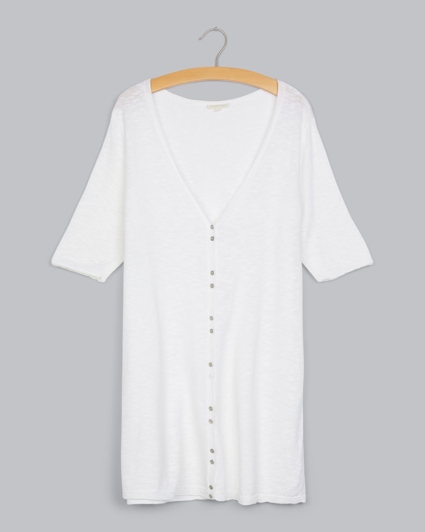 Linen Cotton Slub Cardigan