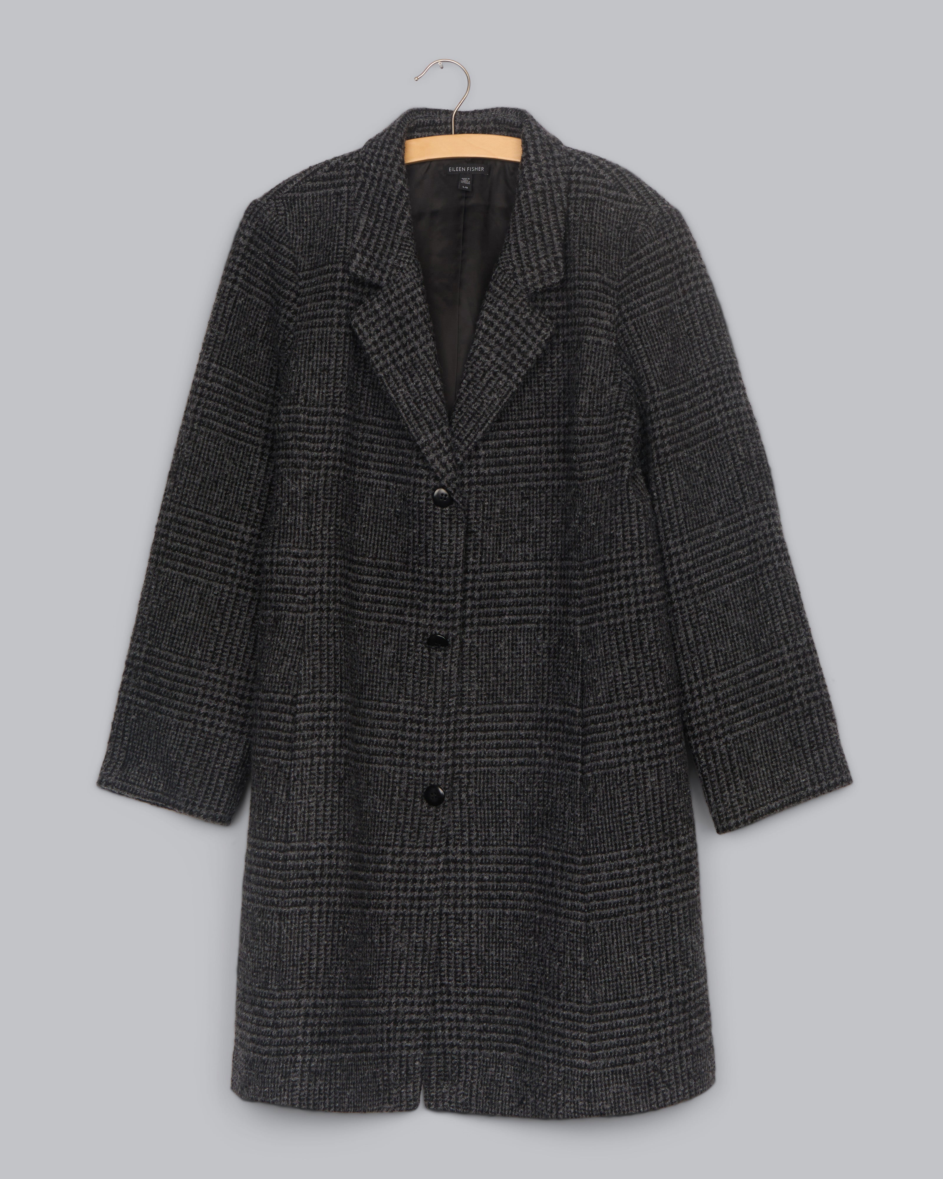 Alpaca Glen Plaid Coat