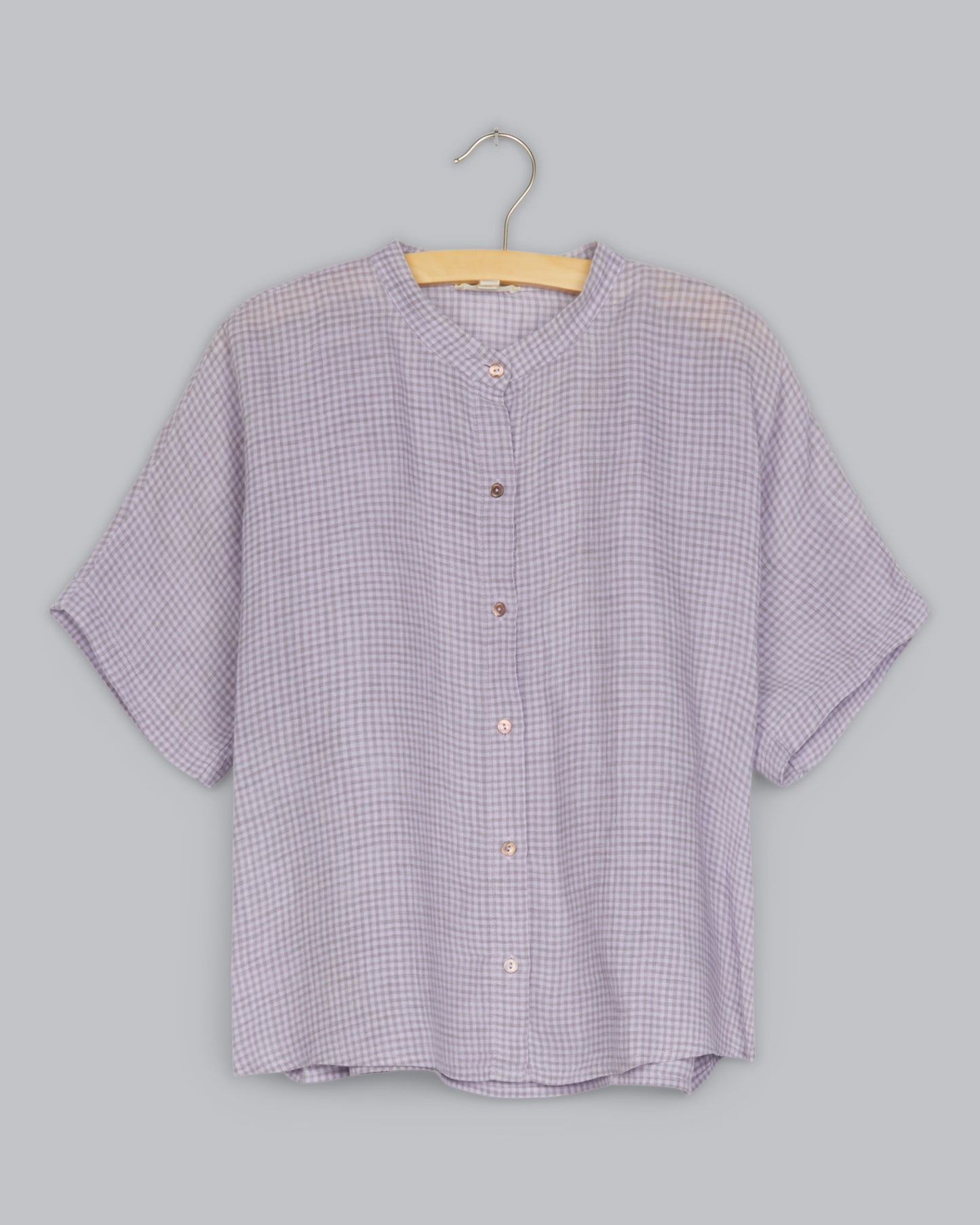 Organic Linen Check Shirt
