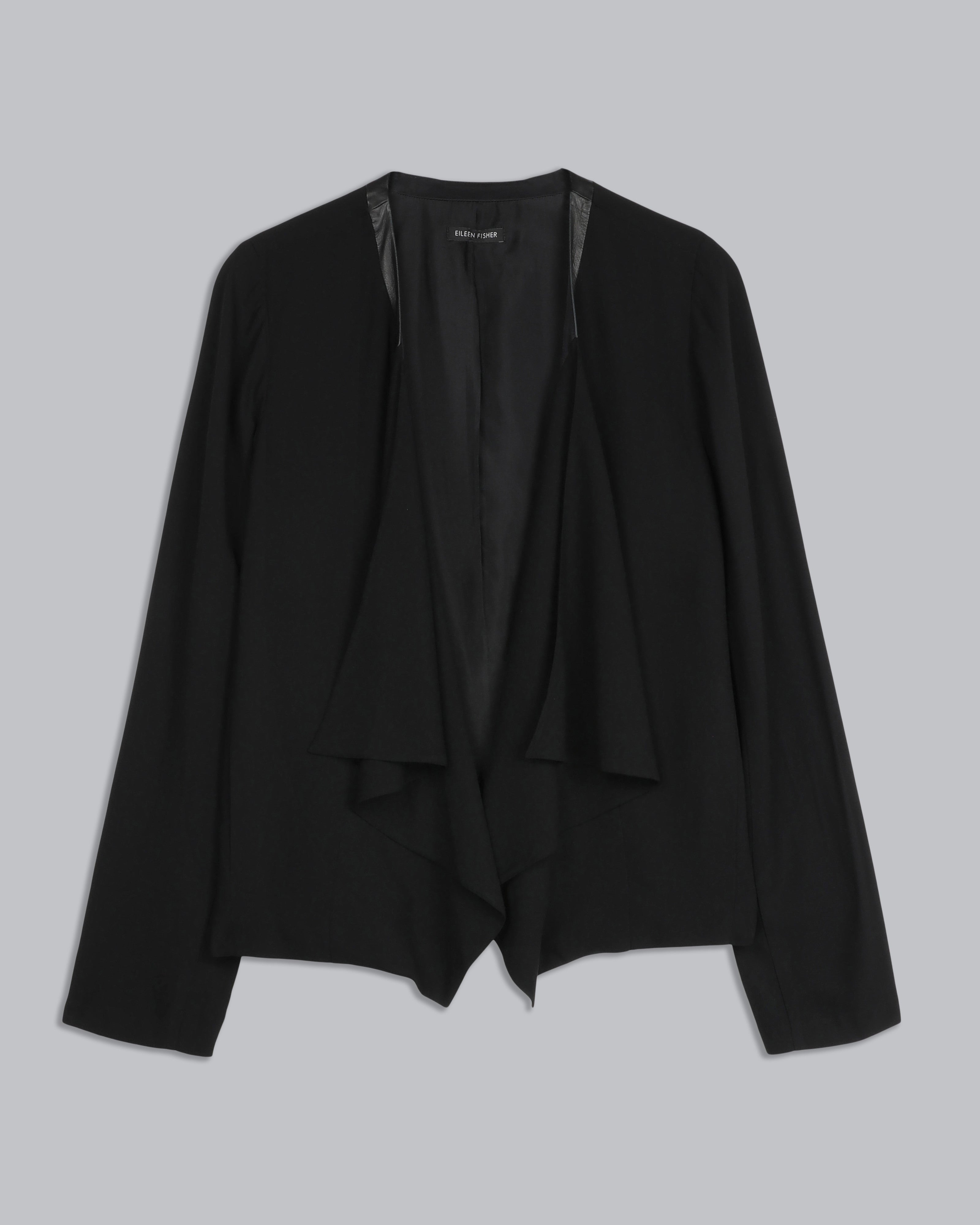 Silk Georgette Crepe Jacket – Eileen Fisher Renew