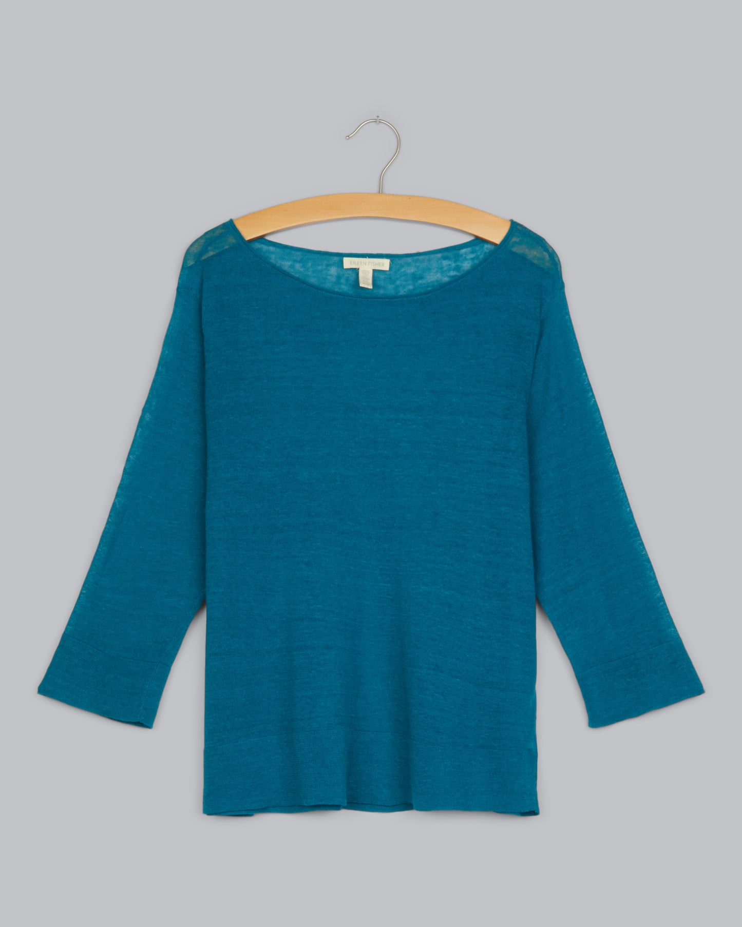 Fine Linen Crepe Knit Pullover