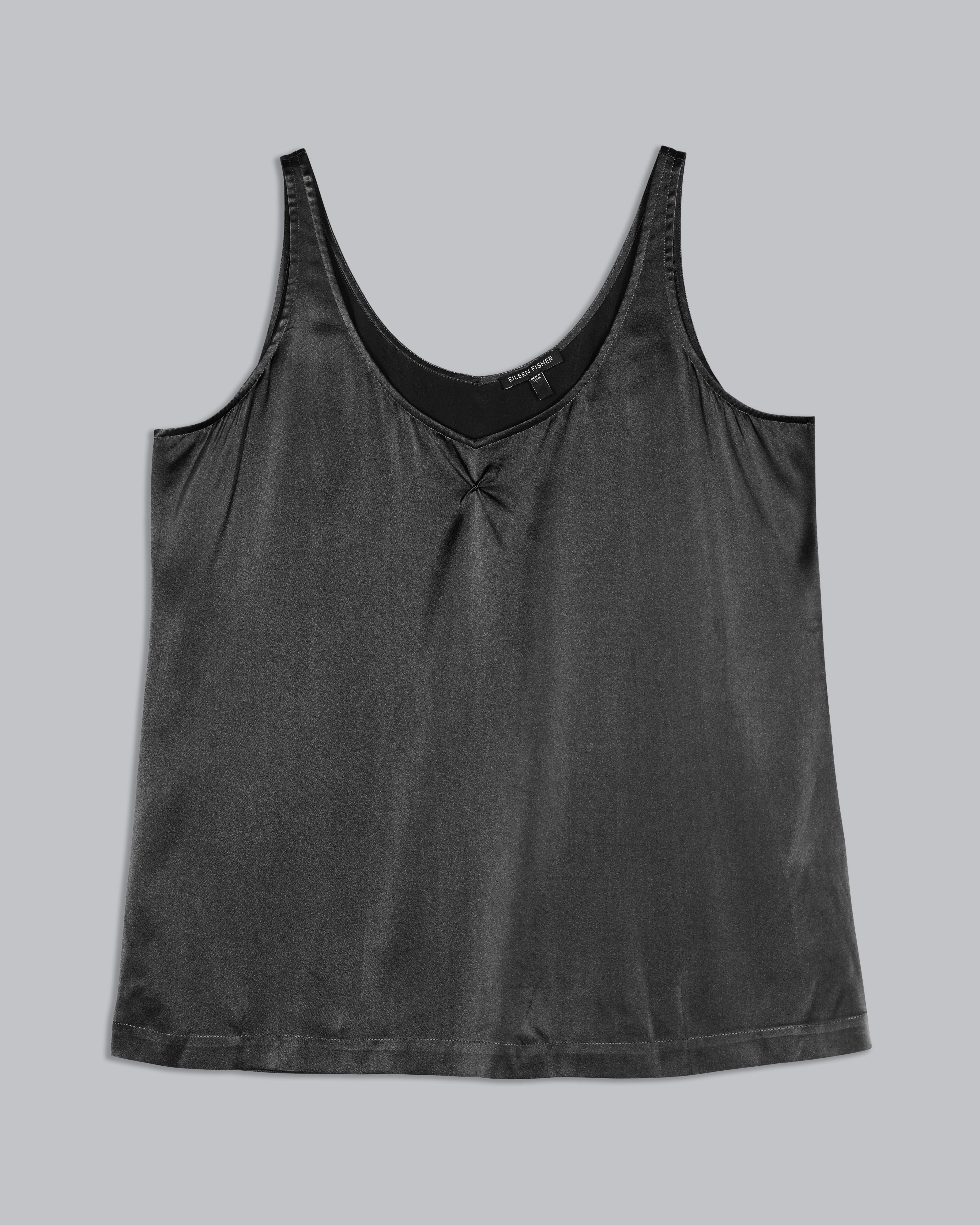 Stretch Silk Charmeuse Tank Eileen Fisher Renew