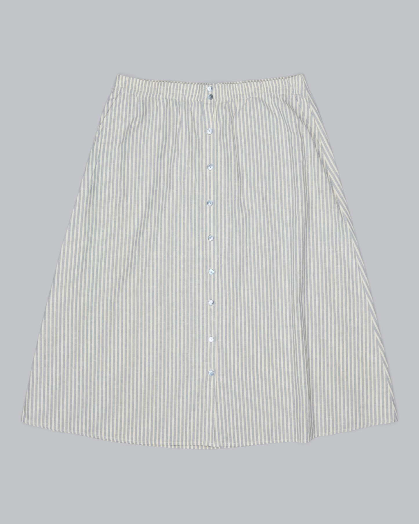 Hemp Organic Cotton Wide Stripe Skirt
