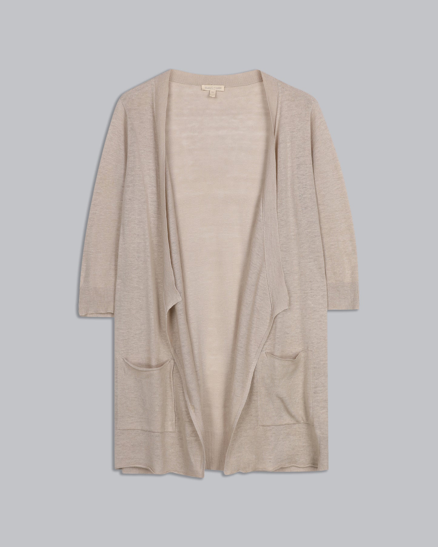 Lightweight Fine Gauge Linen Cardigan