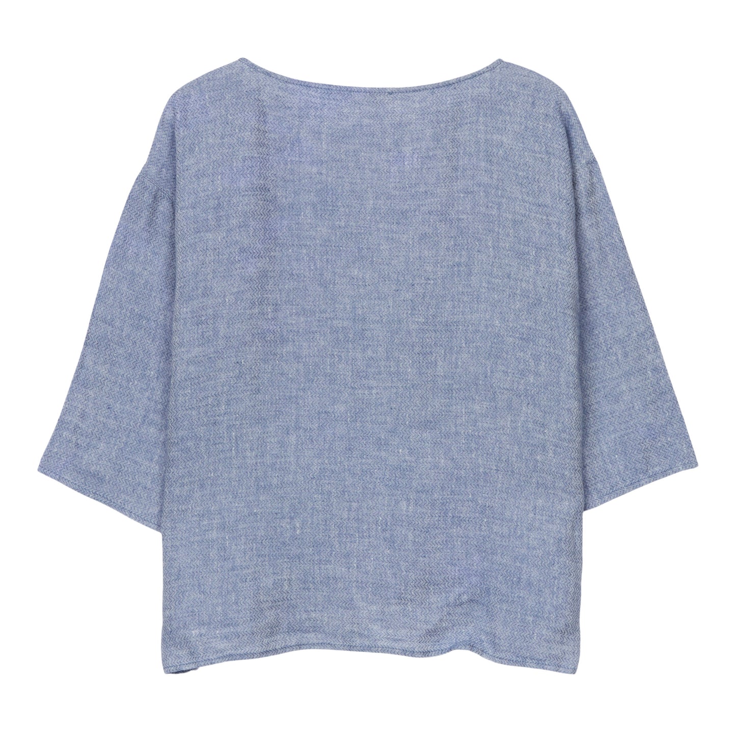 Chevron Organic Linen Shirt