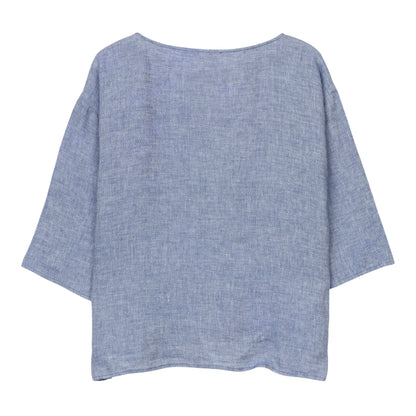 Chevron Organic Linen Shirt