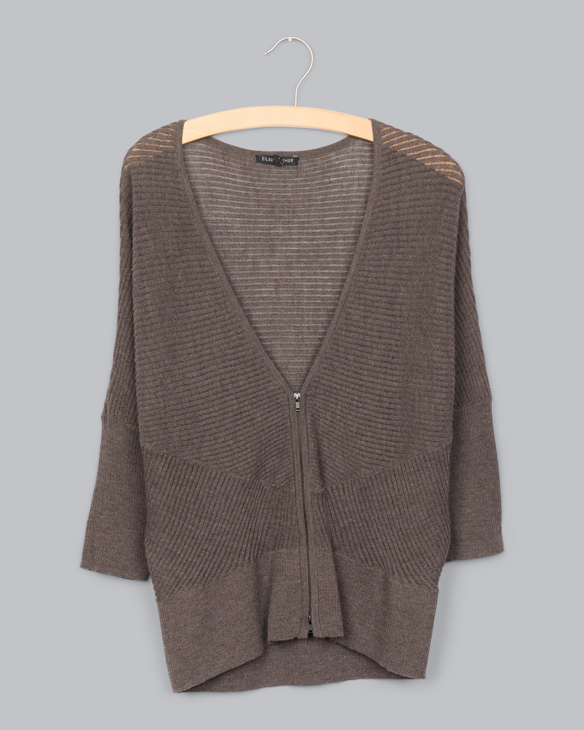 Washable Wool Diagonal Air Cardigan