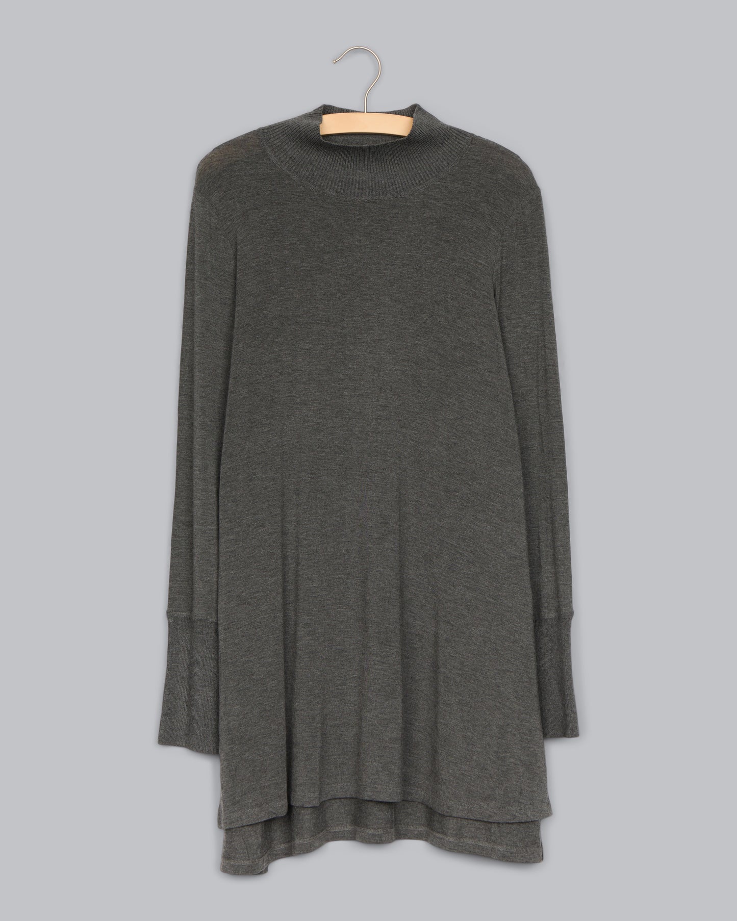 Stretch Viscose Jersey Melange Dress