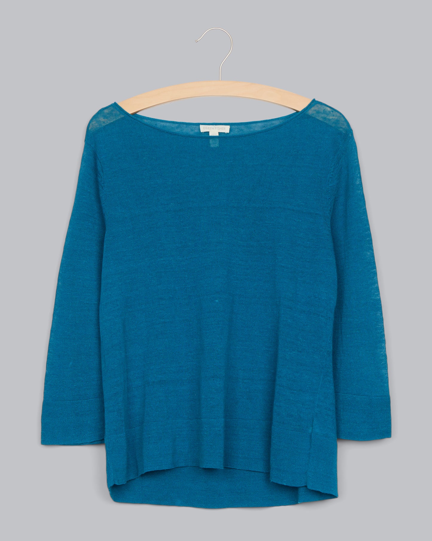 Fine Linen Crepe Knit Pullover