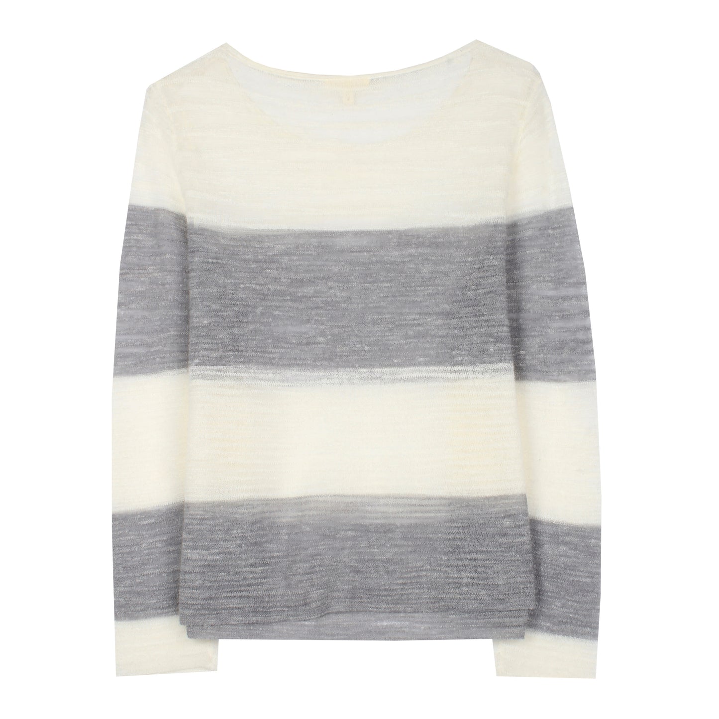 Sheer Boucle Slub Pullover