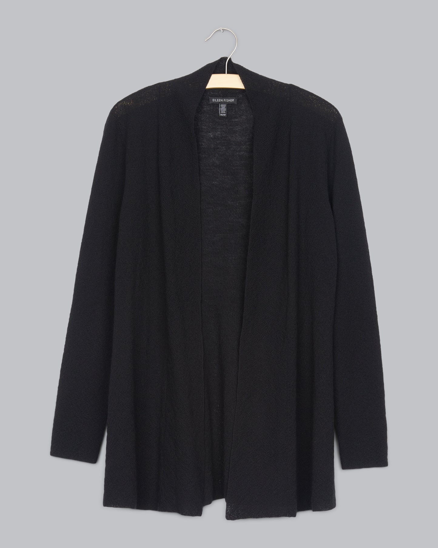 Washable Wool Fine Crepe Cardigan