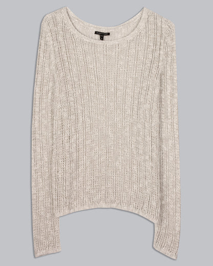 Viscose Shimmer Slub Pullover