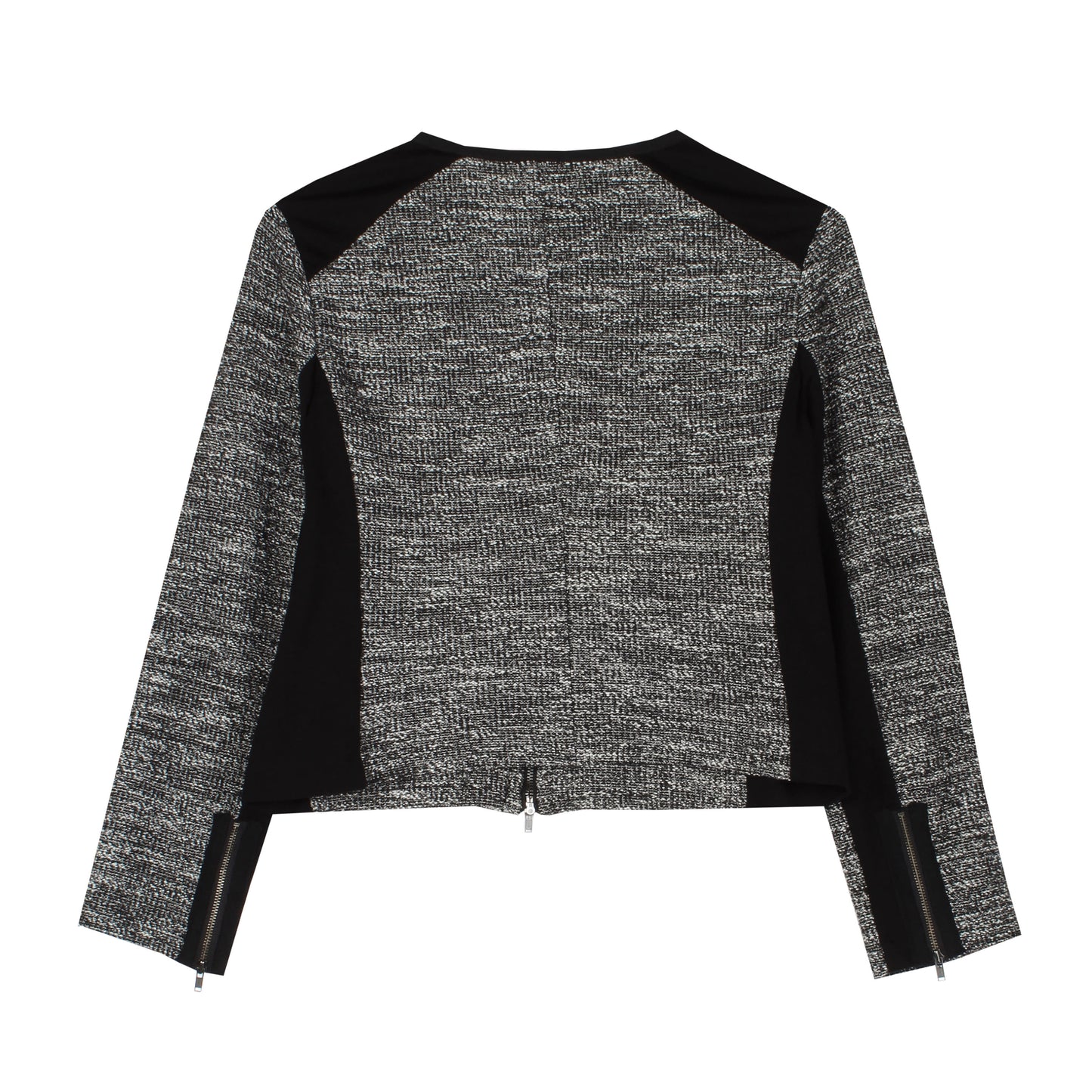 Tweedy Knitted Cotton Jacket