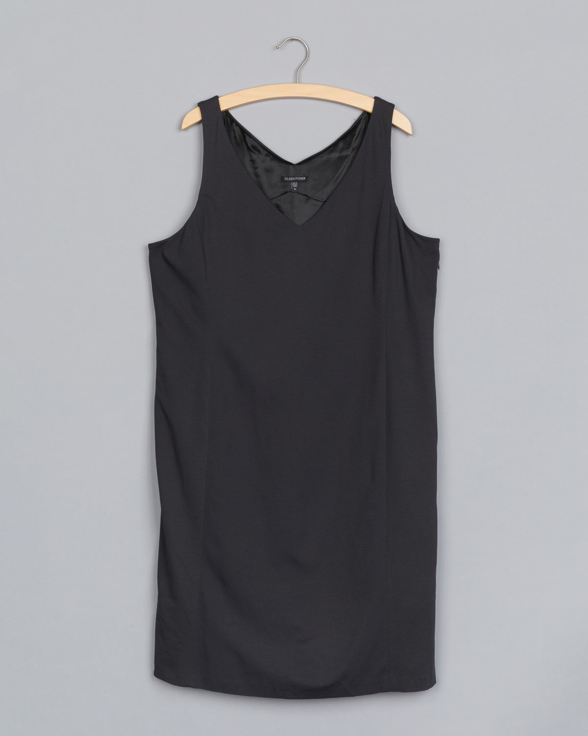 Viscose Stretch Ponte w/ Leather Dress