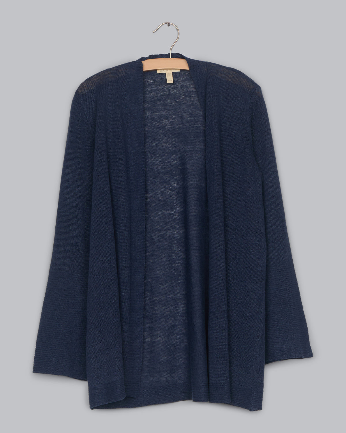 Lightweight Fine Gauge Organic Linen Cardigan