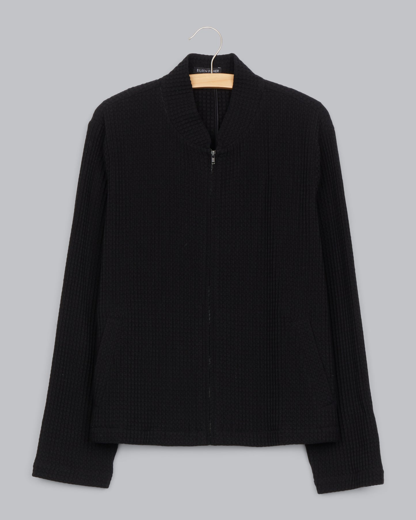 Cotton Tencel Stretch Grid Jacket