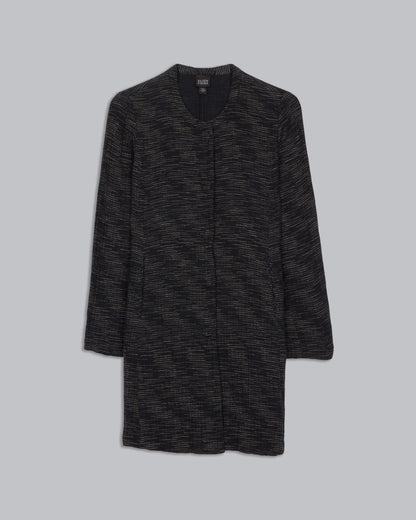 Artisanal Cotton Doubleweave Coat