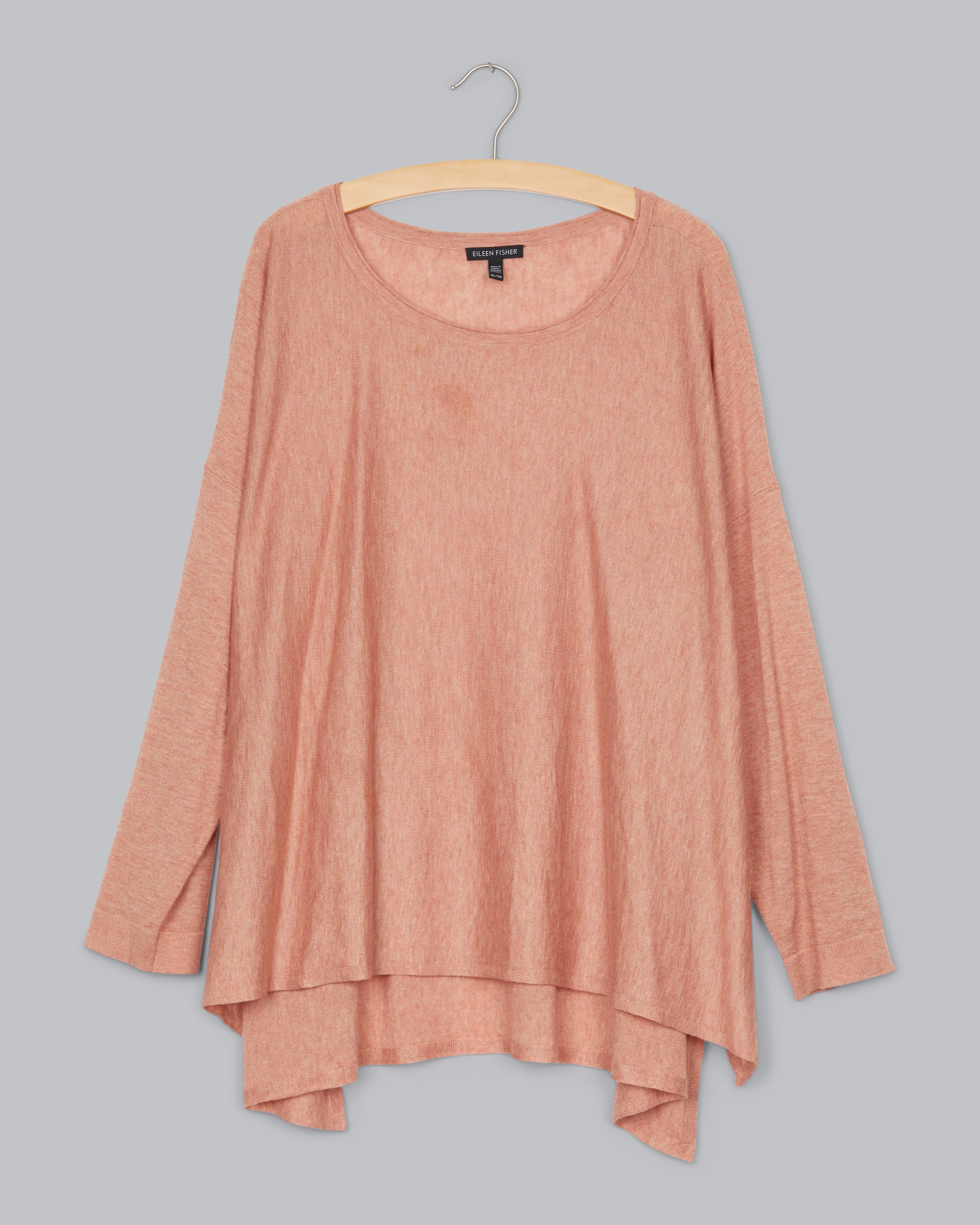 Sleek Tencel Alpaca Pullover – Eileen Fisher Renew