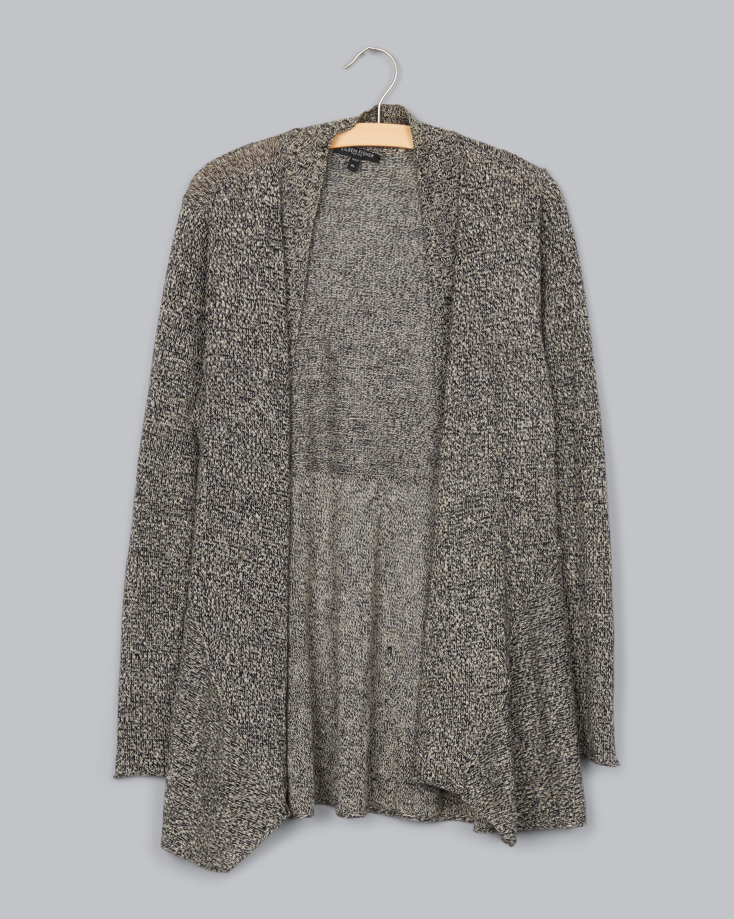 Washable Wool and Linen Twist Cardigan