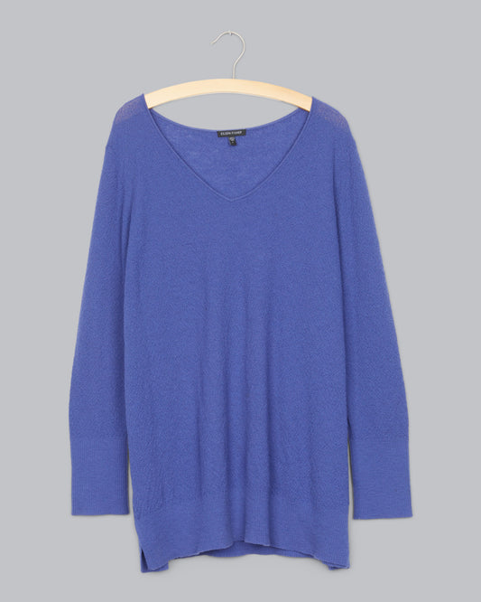Washable Wool Fine Crepe Pullover