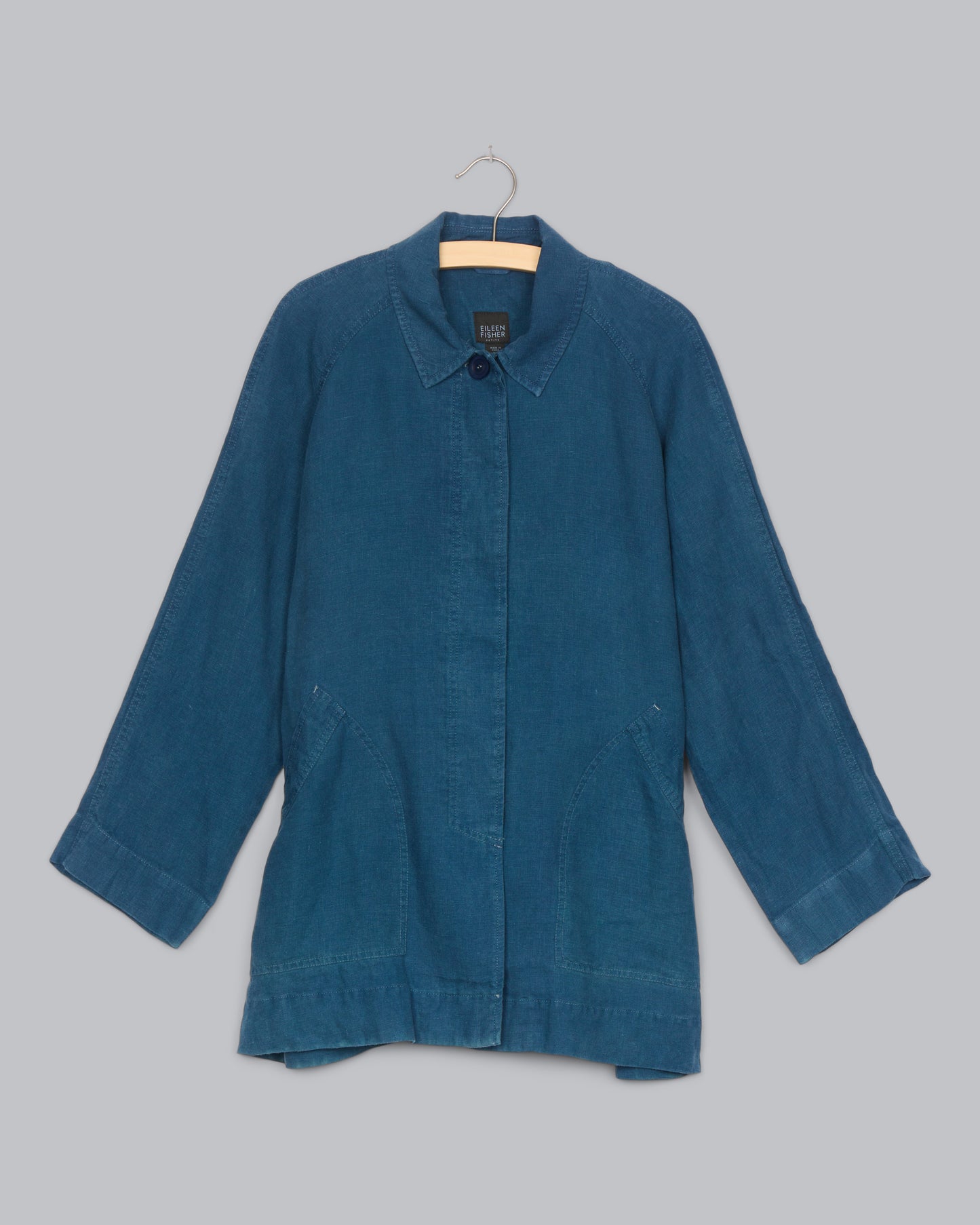 Washed Linen Twill Jacket