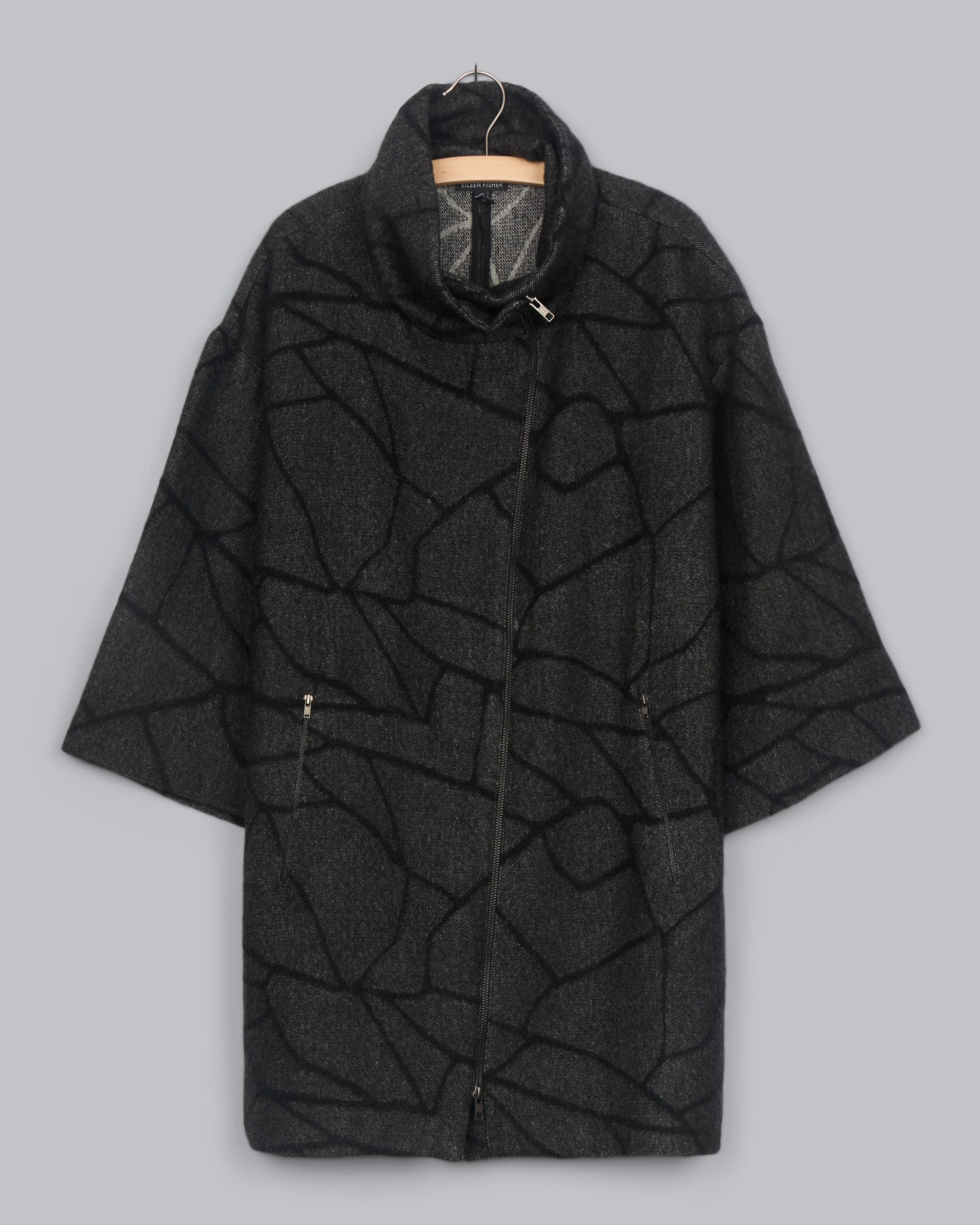 Cracked Ice Jacquard Coat