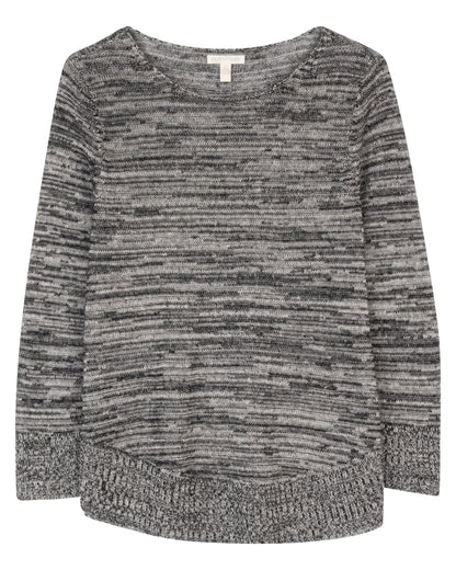 Organic Twisted Blurred Pullover