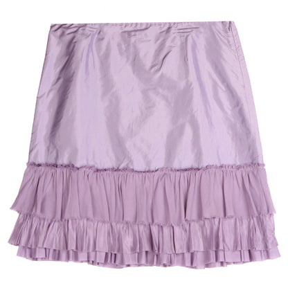 Washed Silk Taffeta Skirt