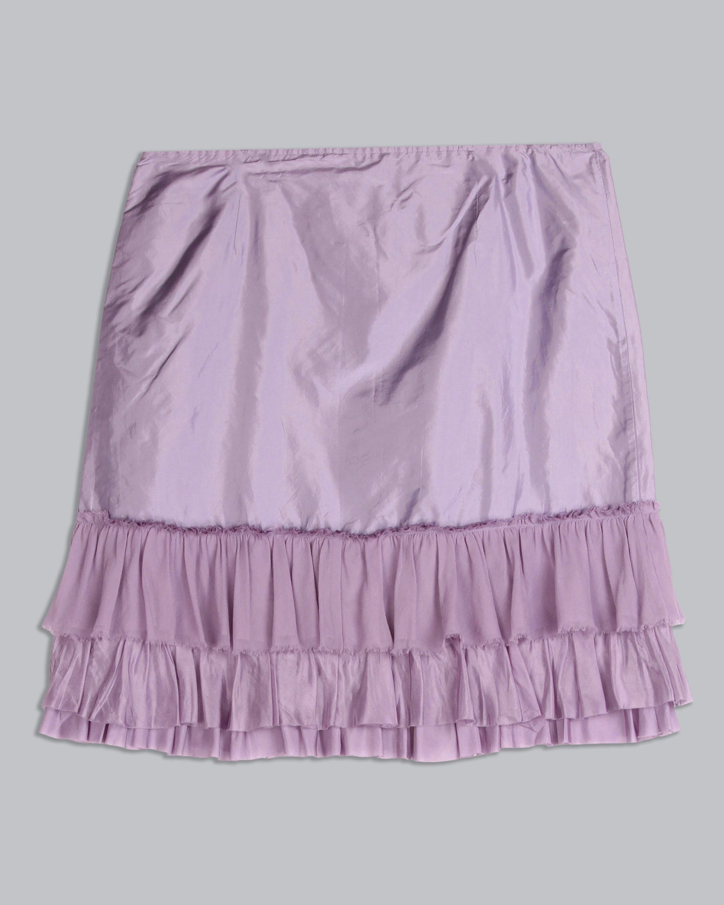 Washed Silk Taffeta Skirt