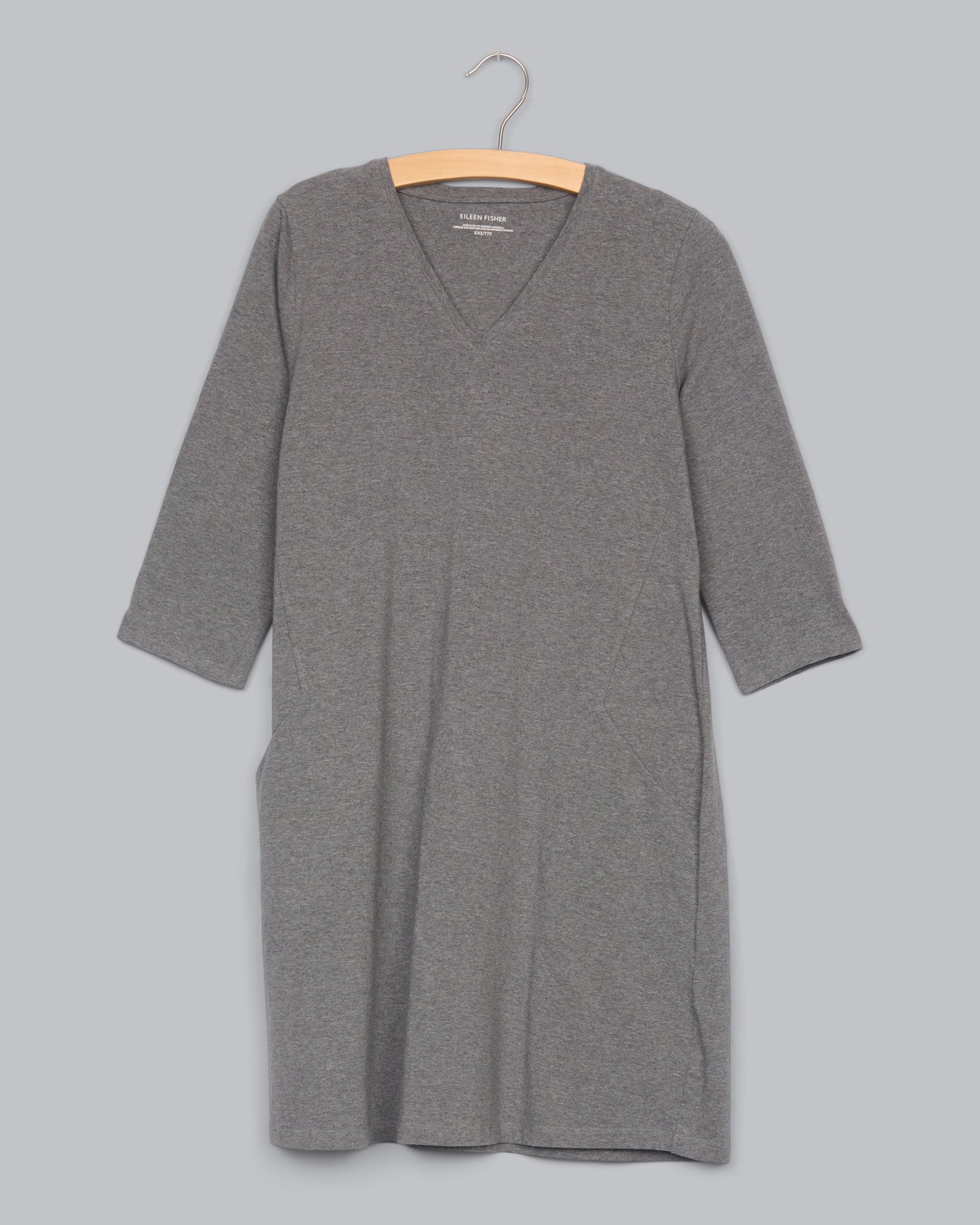 Heathered Organic Cotton Stretch Jersey Dress
