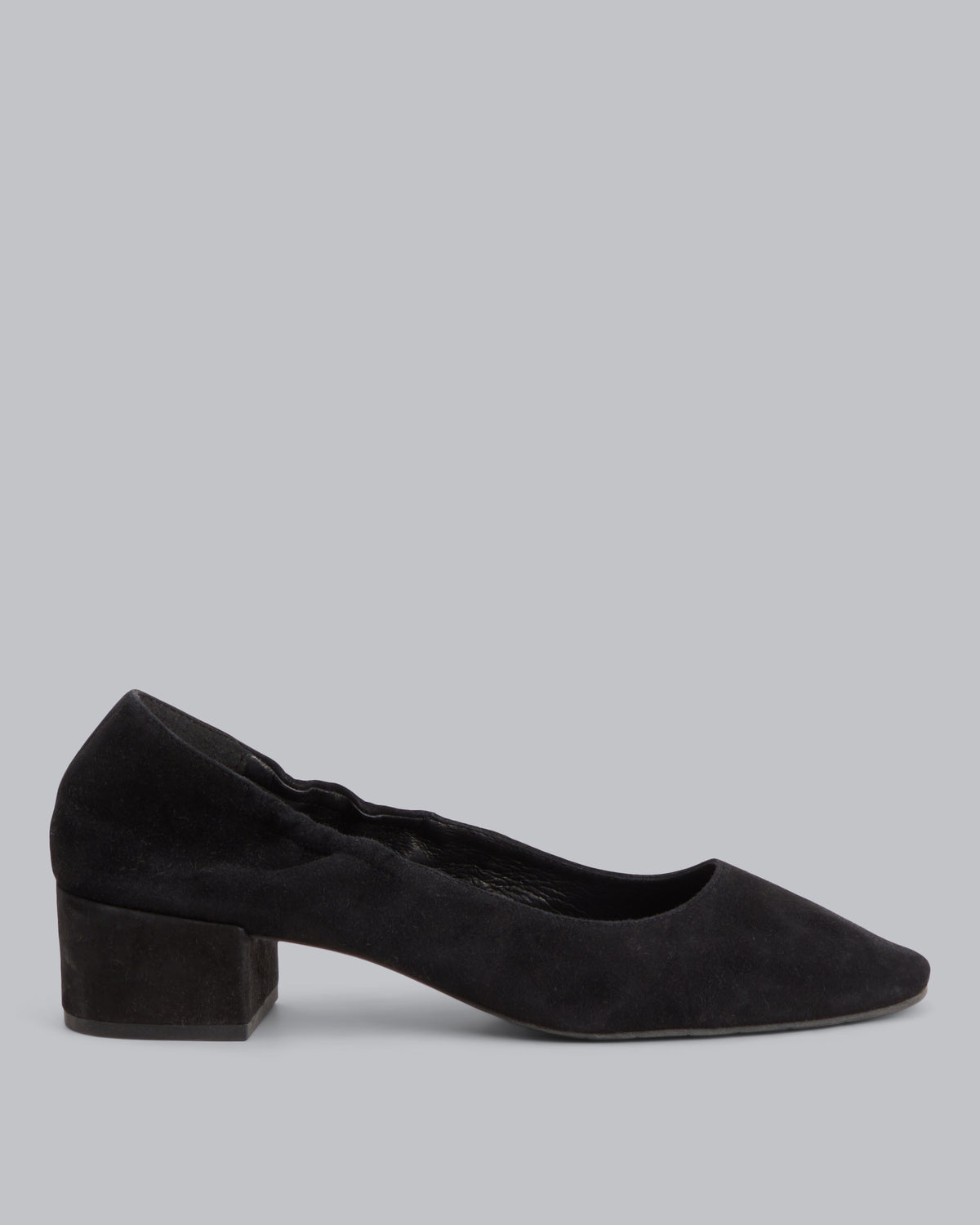 Suede Heel
