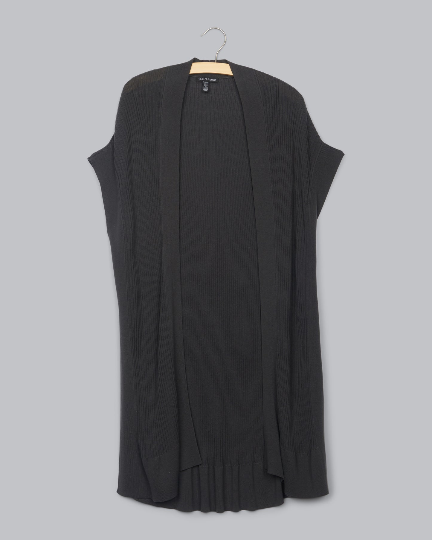 Sleek Tencel Rib Cardigan